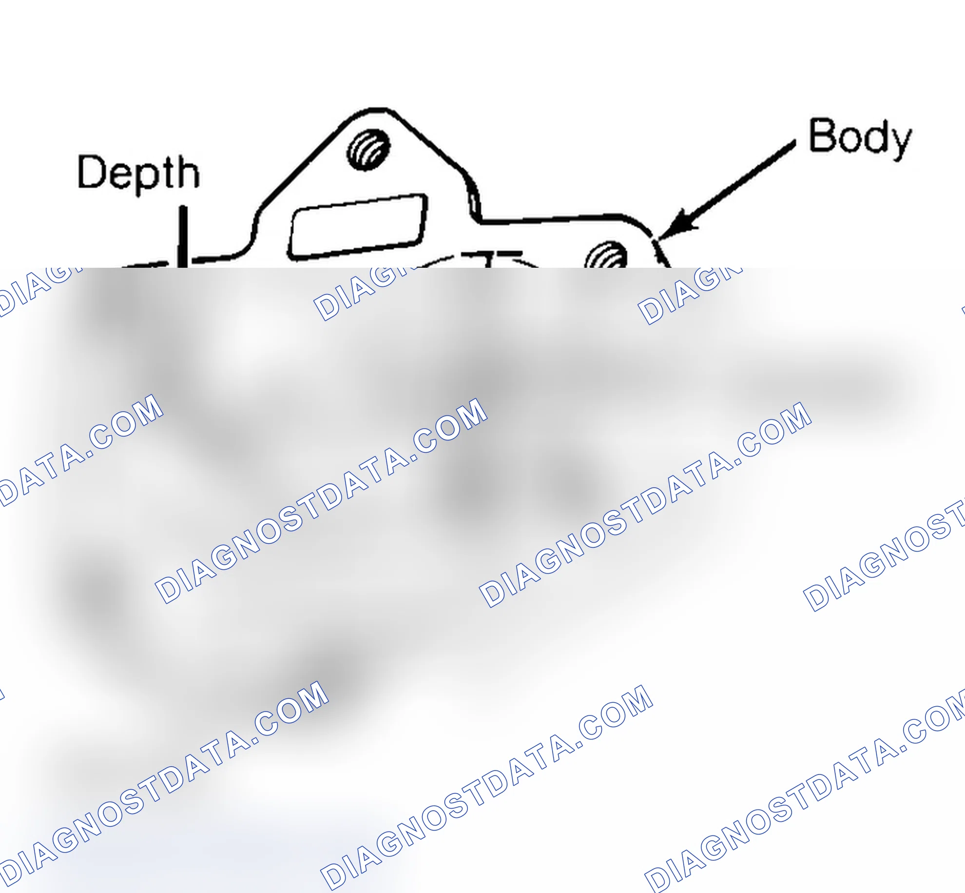Scheme 35: Measuring Oil Pump Gear Cavity