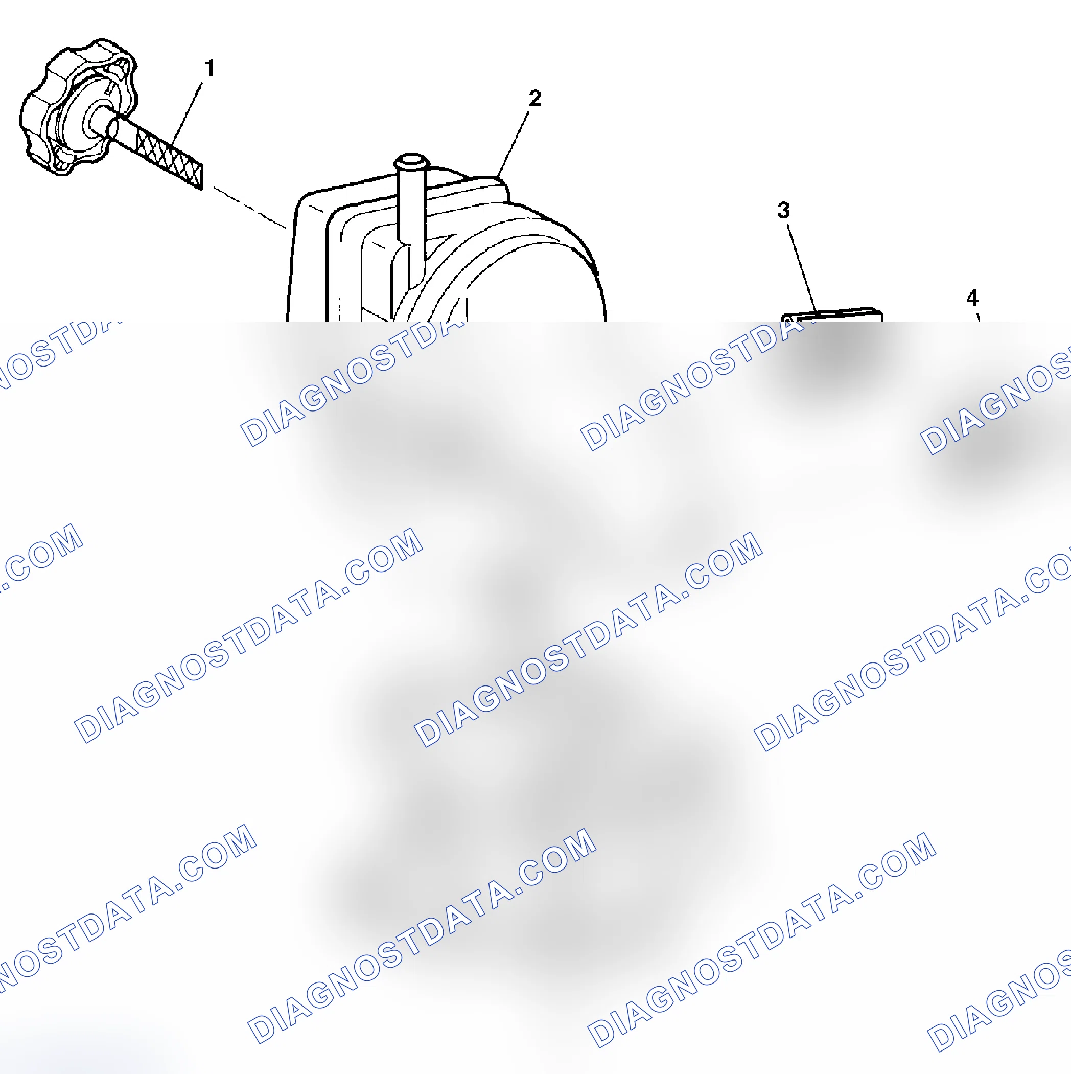 Scheme 3: Power Steering Pump Disassembled View