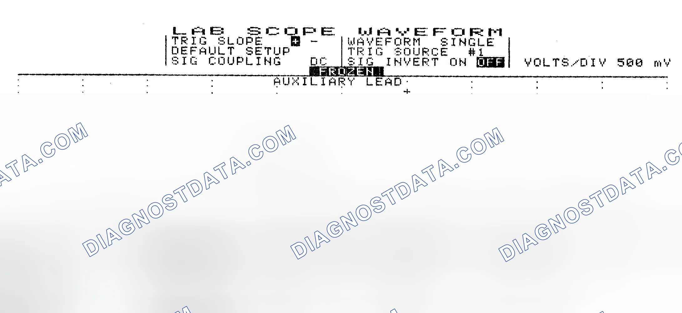 Scheme 10: Single Injector w/Excessive Current Flow - Current Pattern