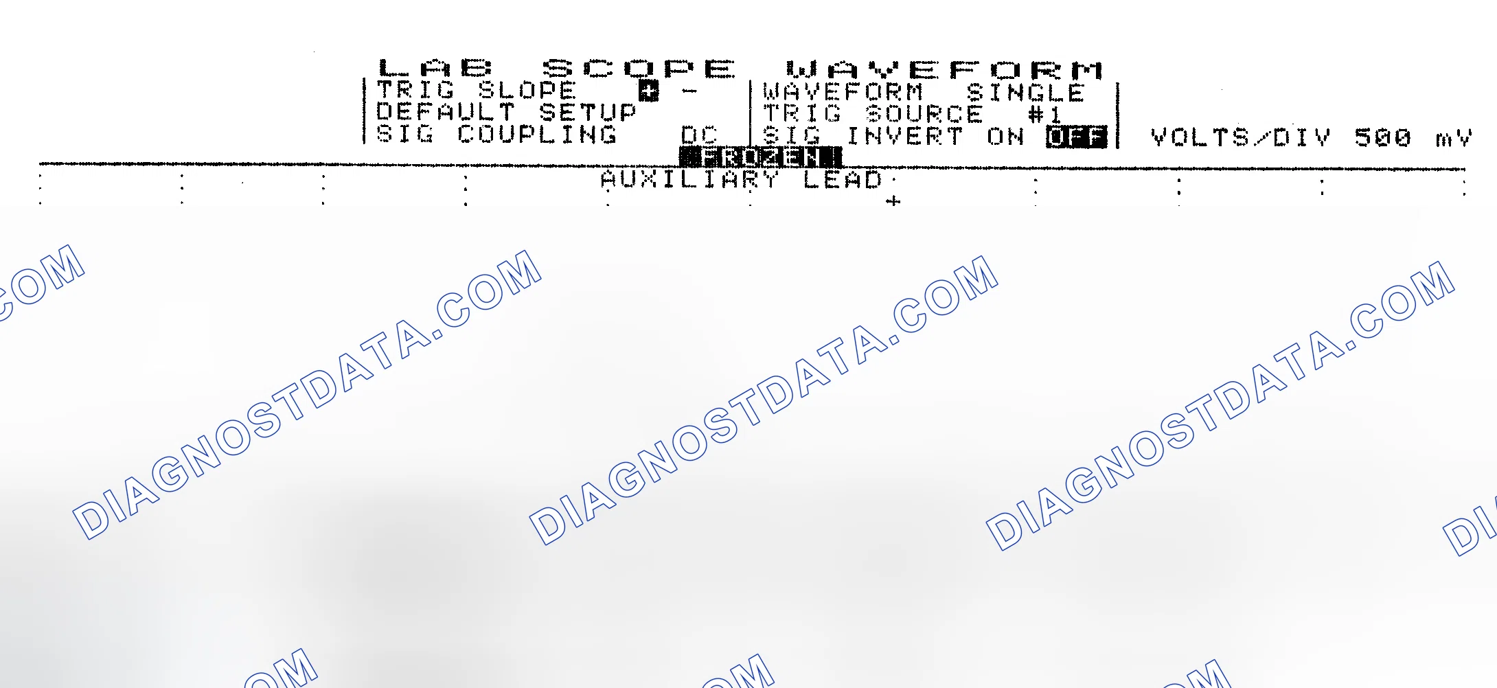 Scheme 10: Single Injector w/Excessive Current Flow - Current Pattern