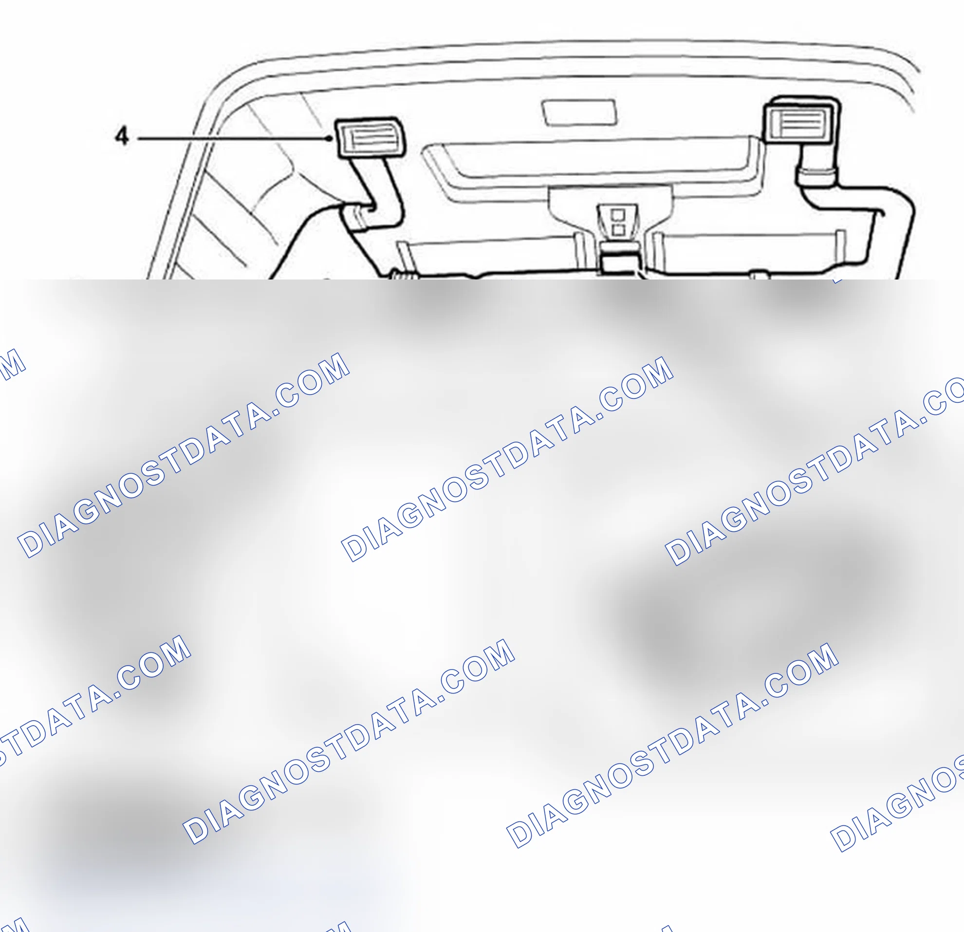 Scheme 14: Rear AC distribution and control component layout