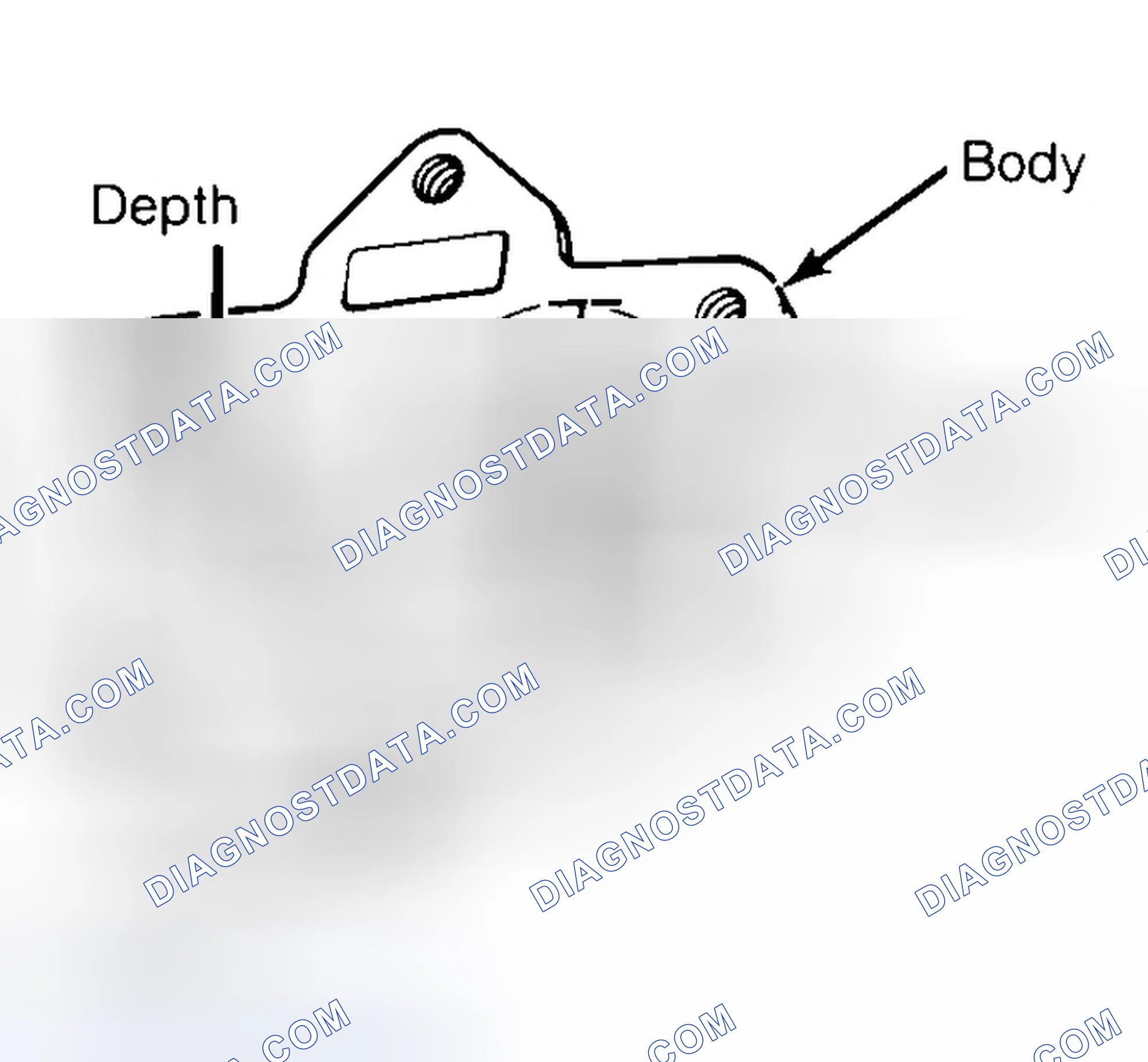 Scheme 35: Measuring Oil Pump Gear Cavity