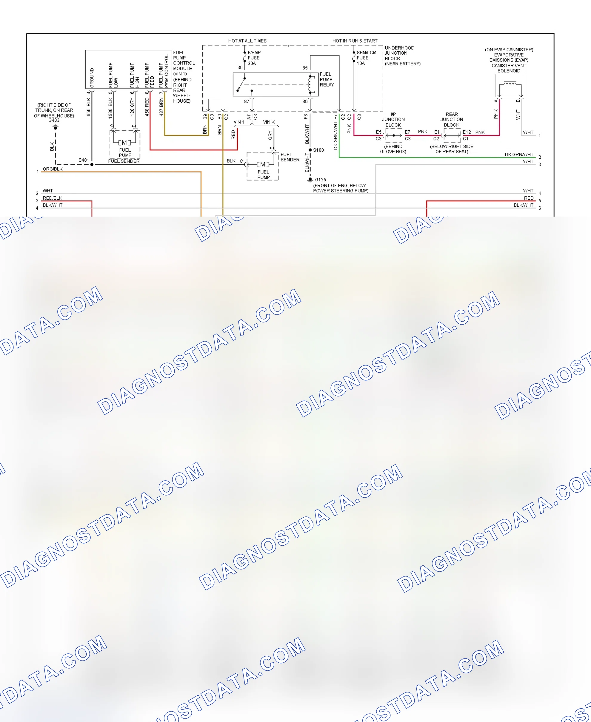 Scheme 152: PCM Wiring Diagram (Park Avenue - 3.8L - 3 Of 4)