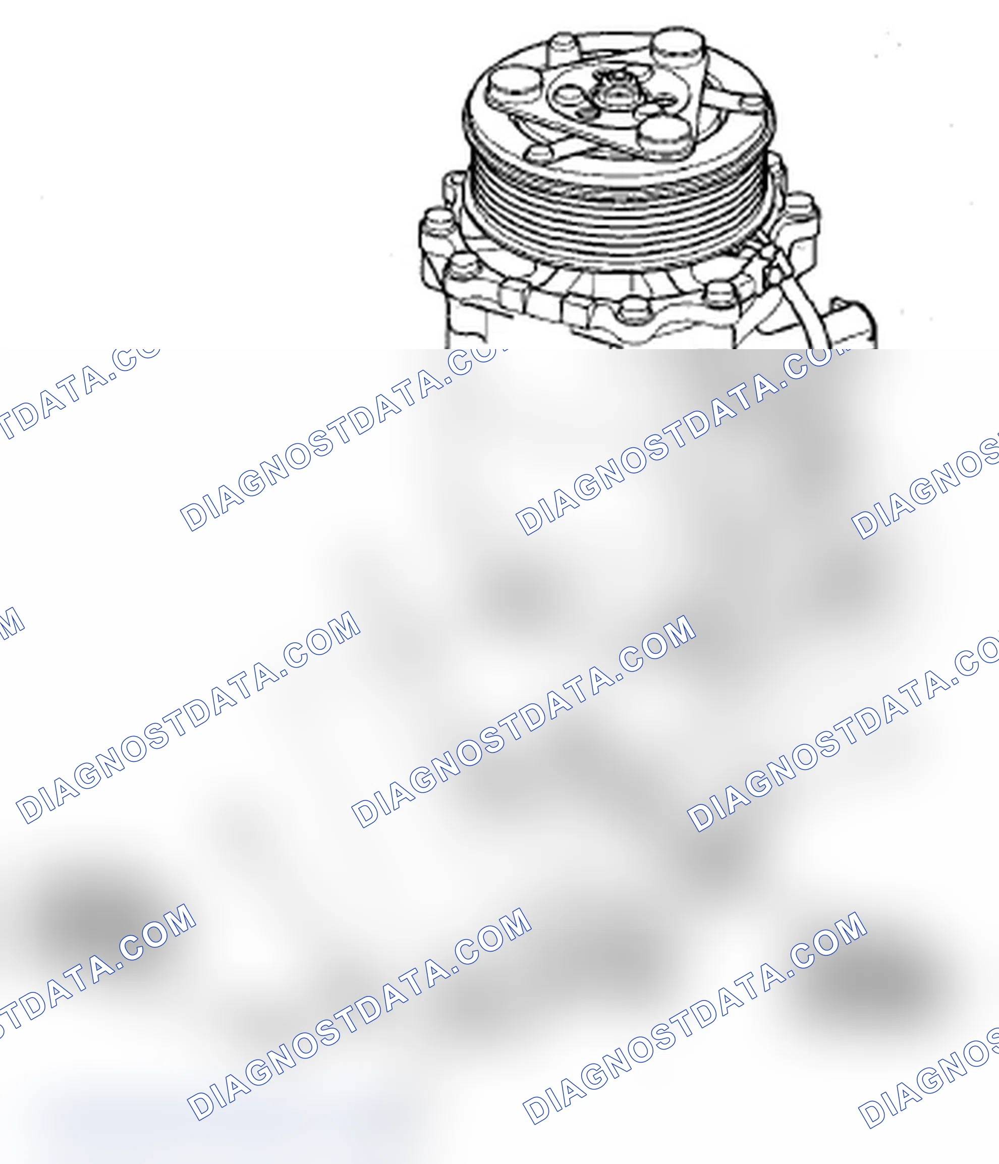 Scheme 138: A/C Compressor Thermal Protector Replacement