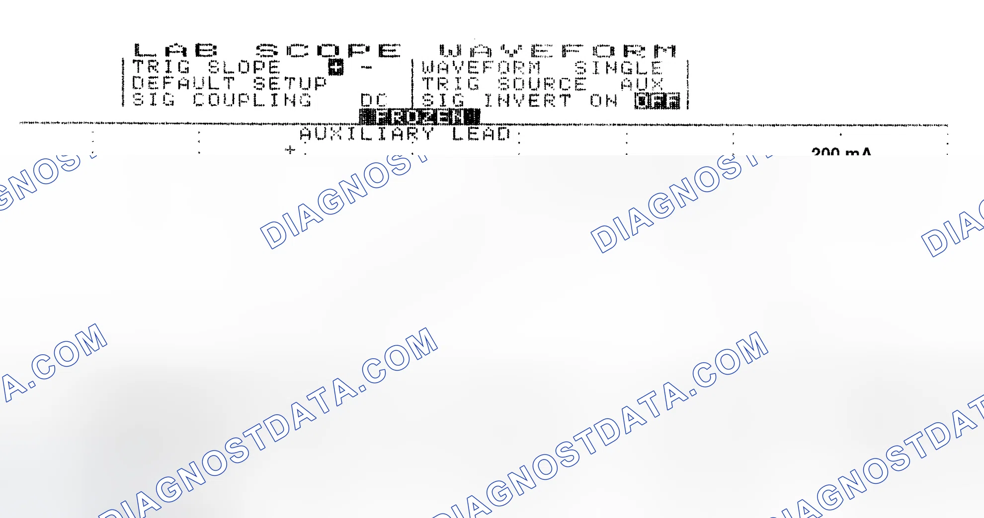Scheme 13: Single Injector w/Normal Current Flow - Current Pattern