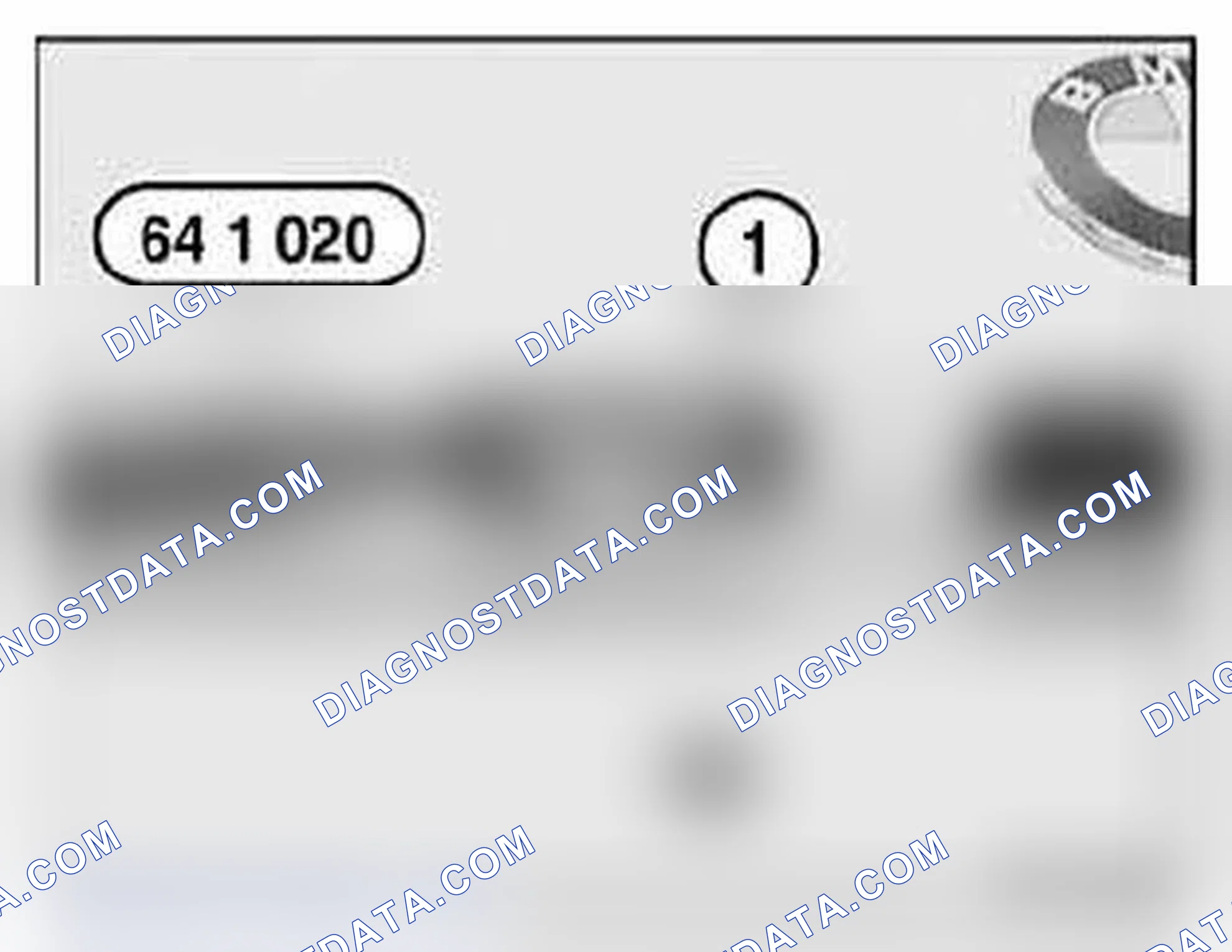 Scheme 142: 63 26 000 Removing and installing/replacing left or right license plate light