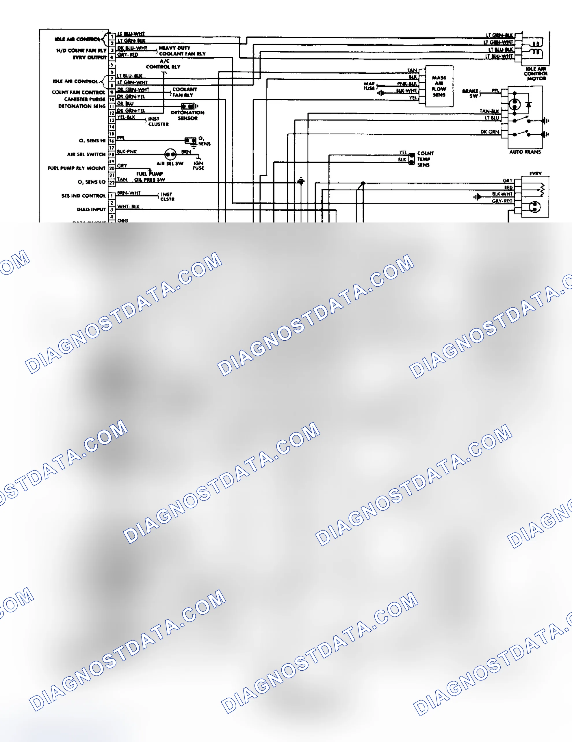 Scheme 18: 1988 Cutlass Supreme FWD 2.8L Fuel Injection Wiring Diagram