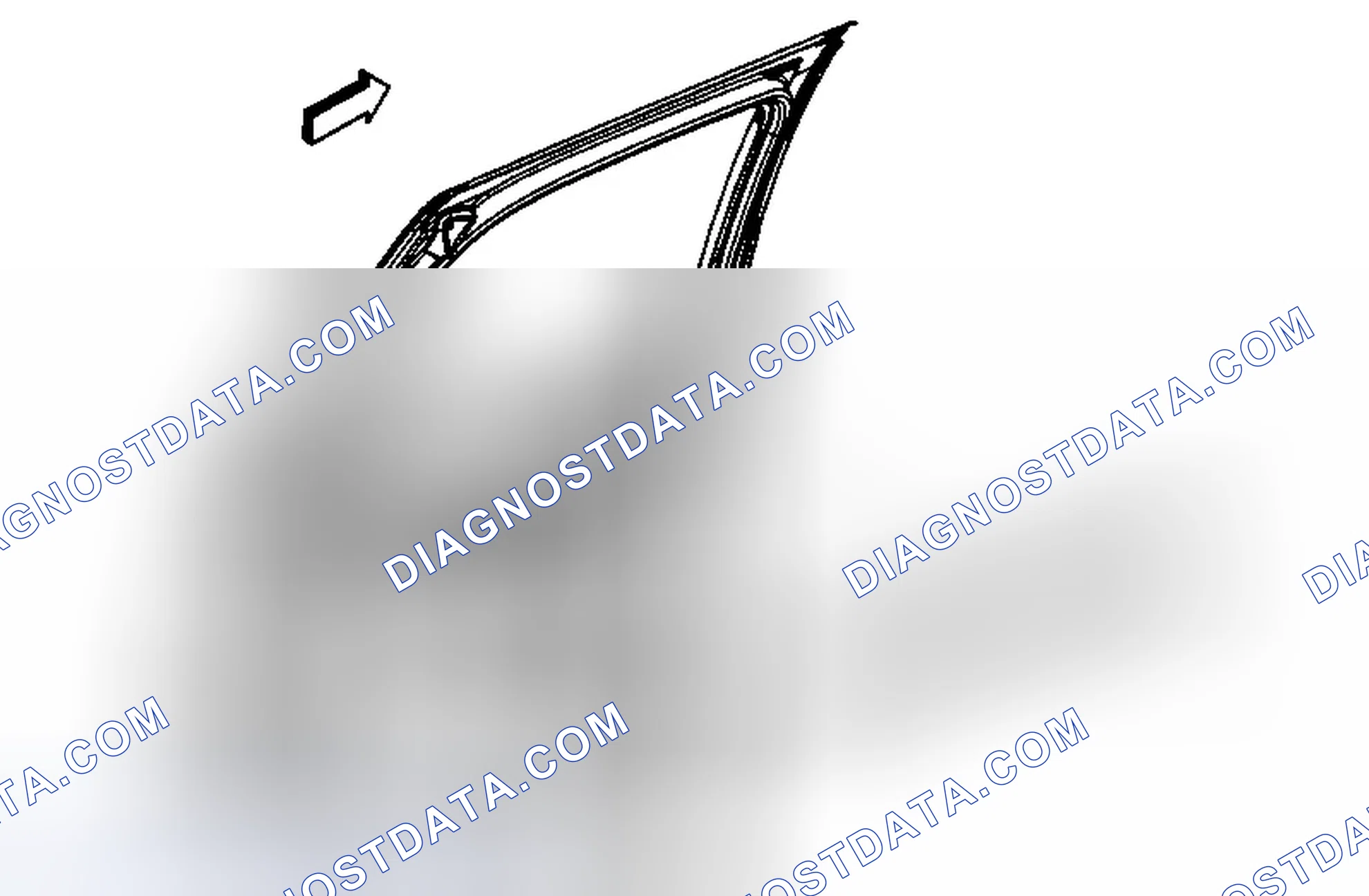 Scheme 35: Rear Door Window Belt Inner Sealing Strip Replacement (Crew Cab)