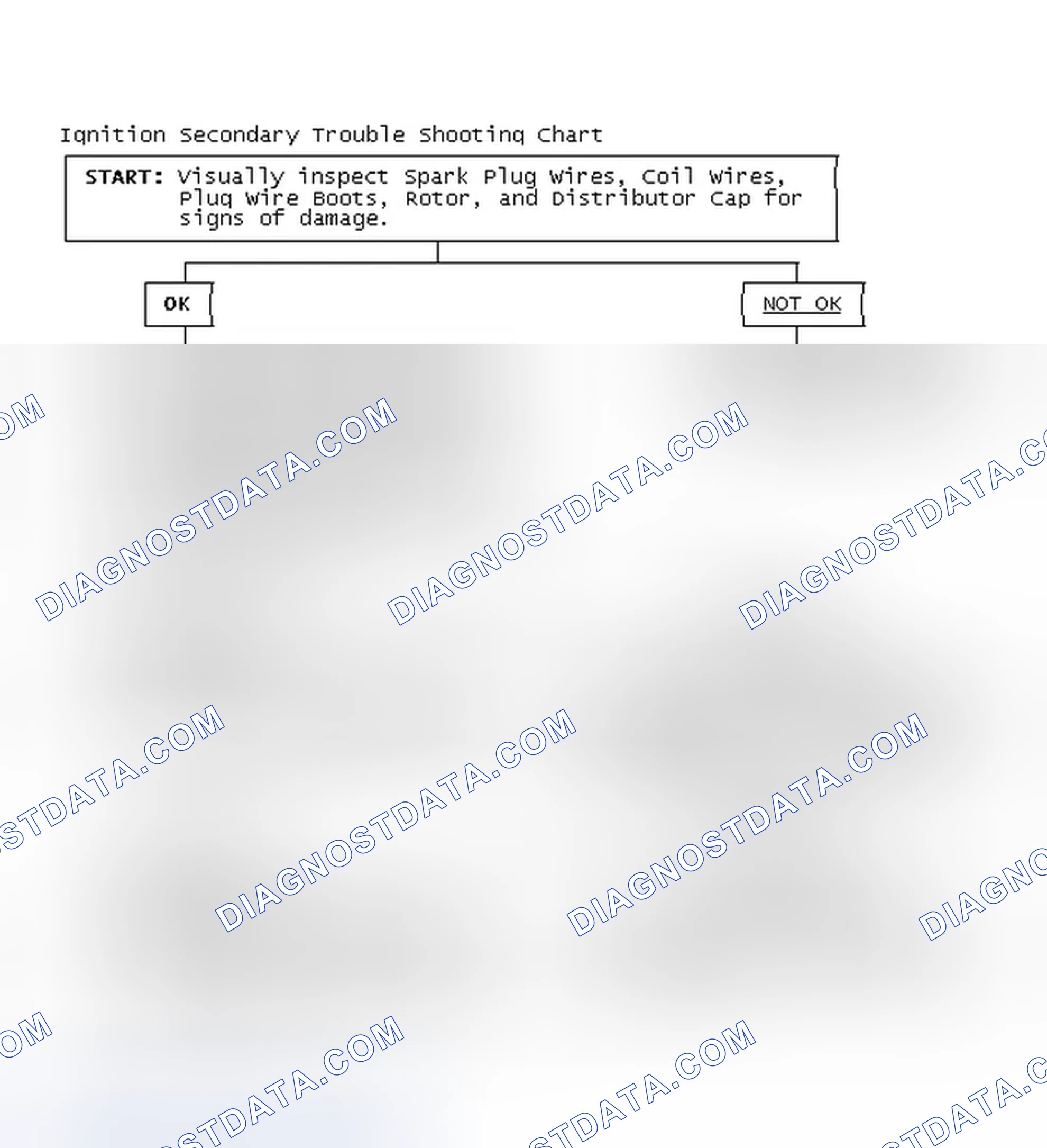 Scheme 1: Ignition Secondary Trouble Shooting Chart