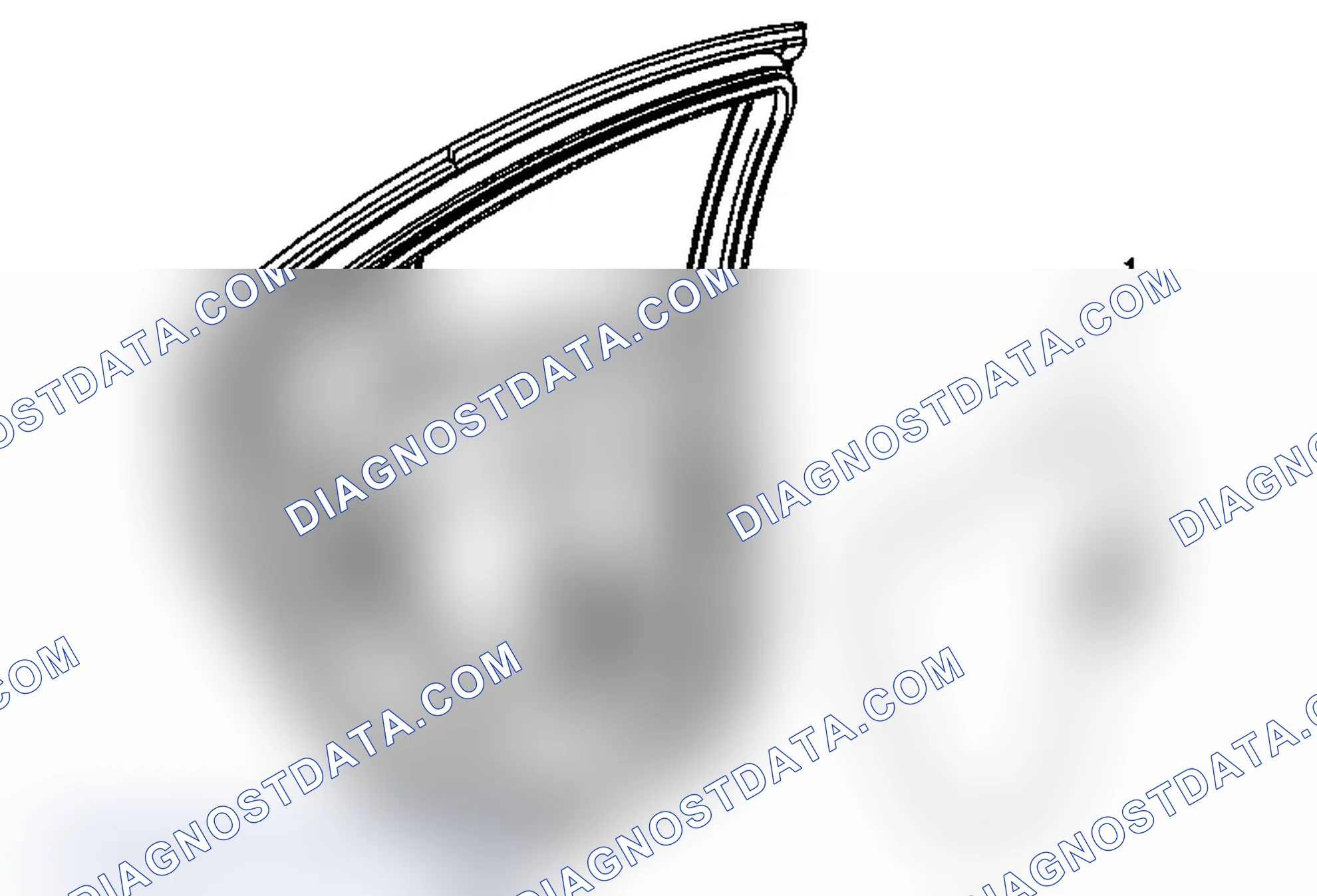 Scheme 26: Rear Side Door Water Deflector Replacement (Hatchback, Sedan)