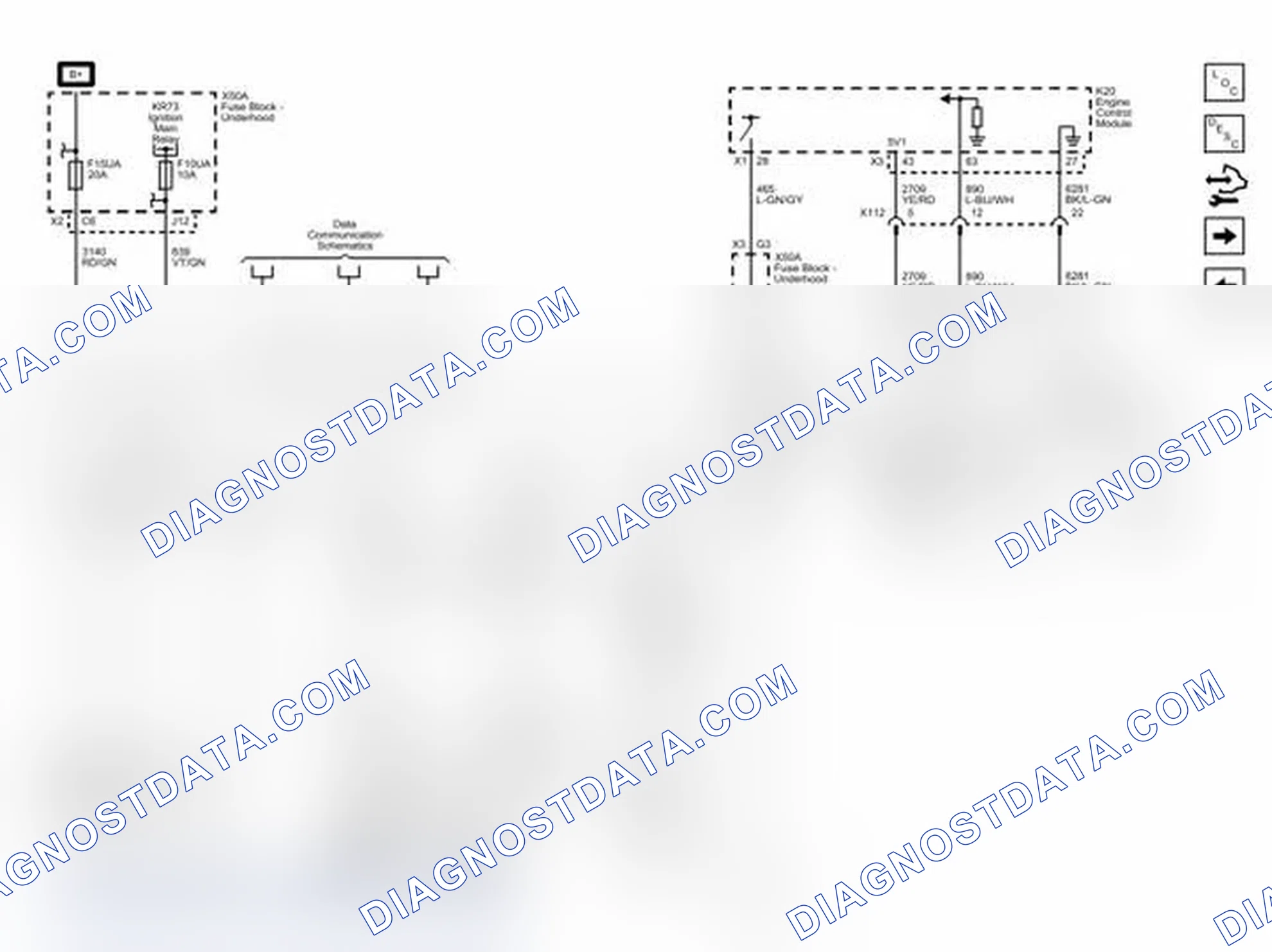 Scheme 59: Fuel Controls - Fuel Pump and Fuel Pump Controls (FHA)