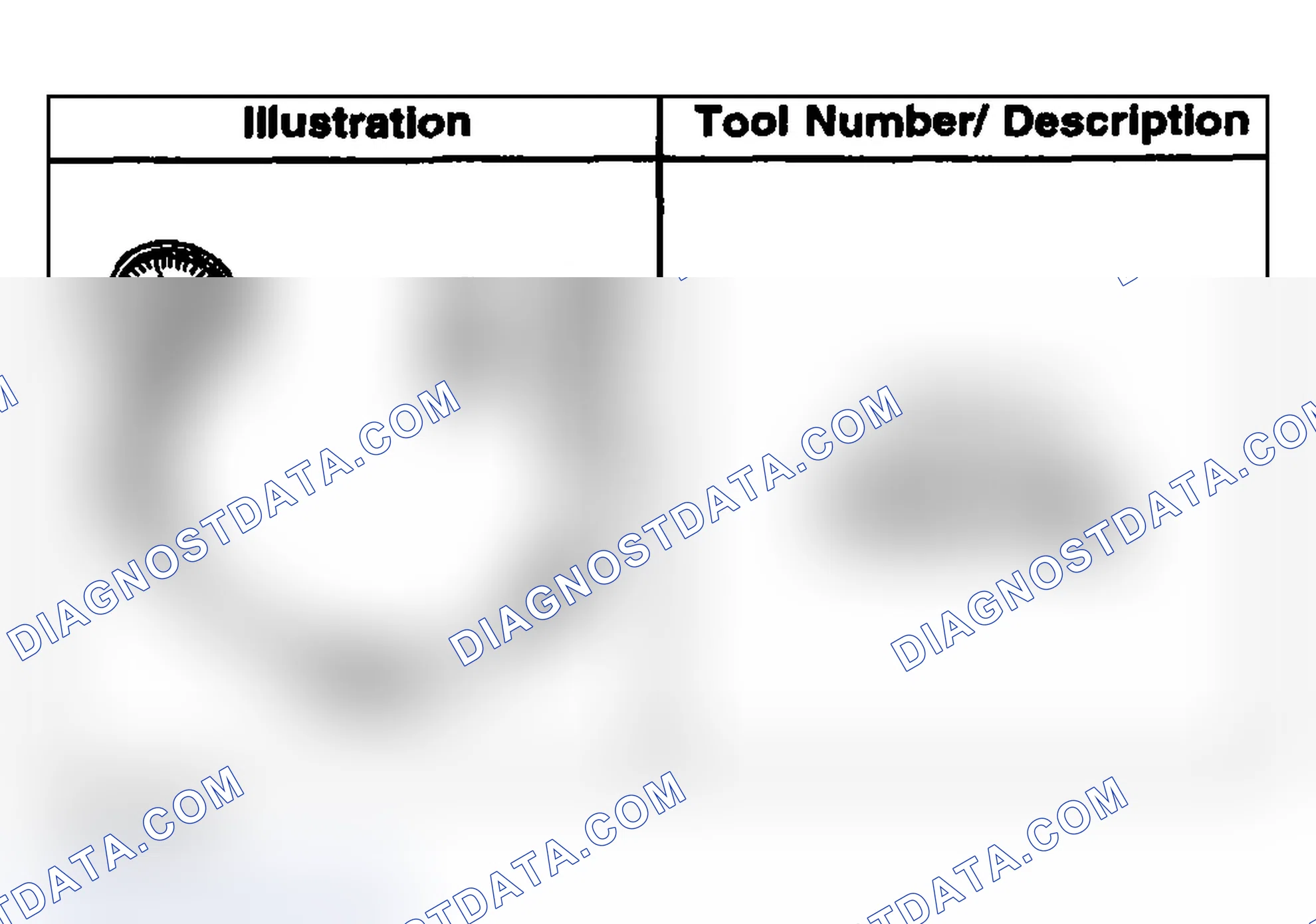 Scheme 233: Special Tools and Equipment