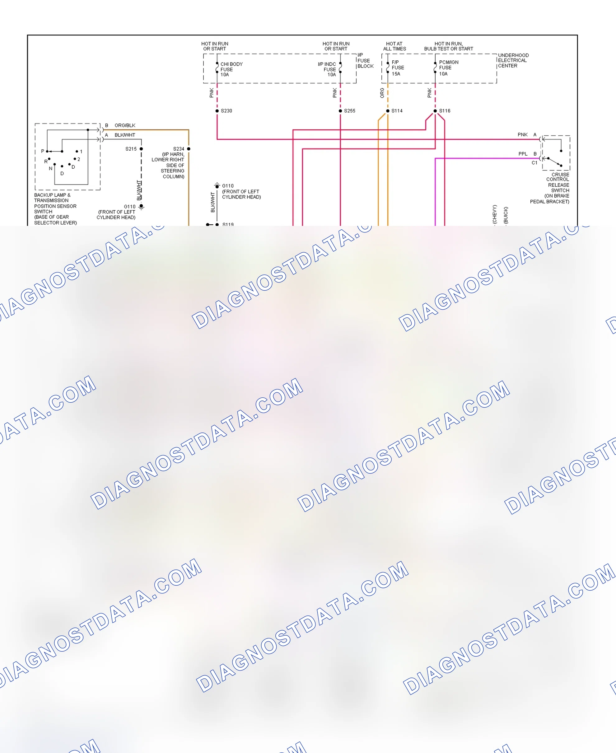 Scheme 336: 1995 "B" Body - 4.3L & 5.7L (Caprice, Impala SS & Roadmas Wiring Diagramter)