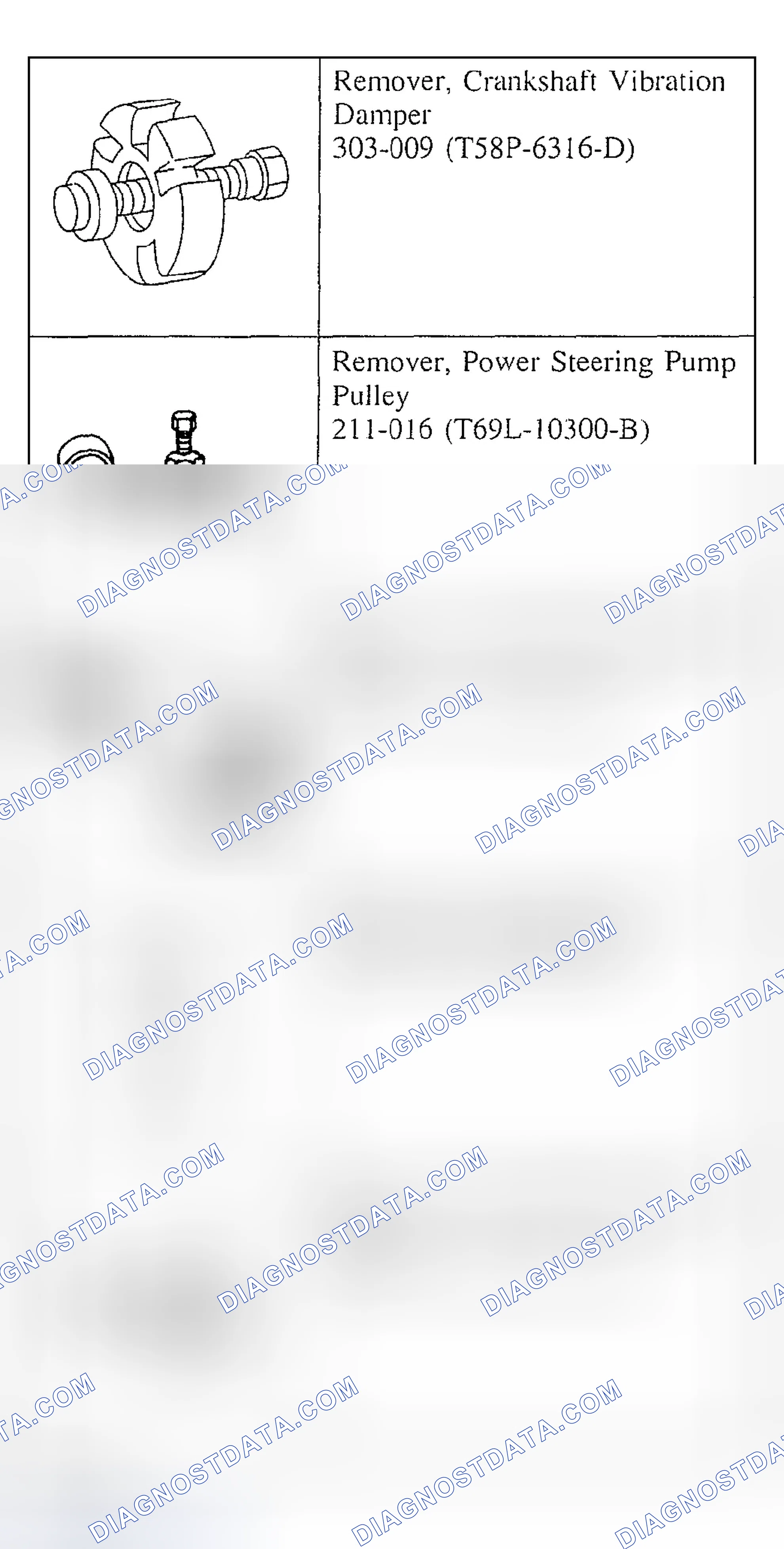 Scheme 608: Special Tool(s)