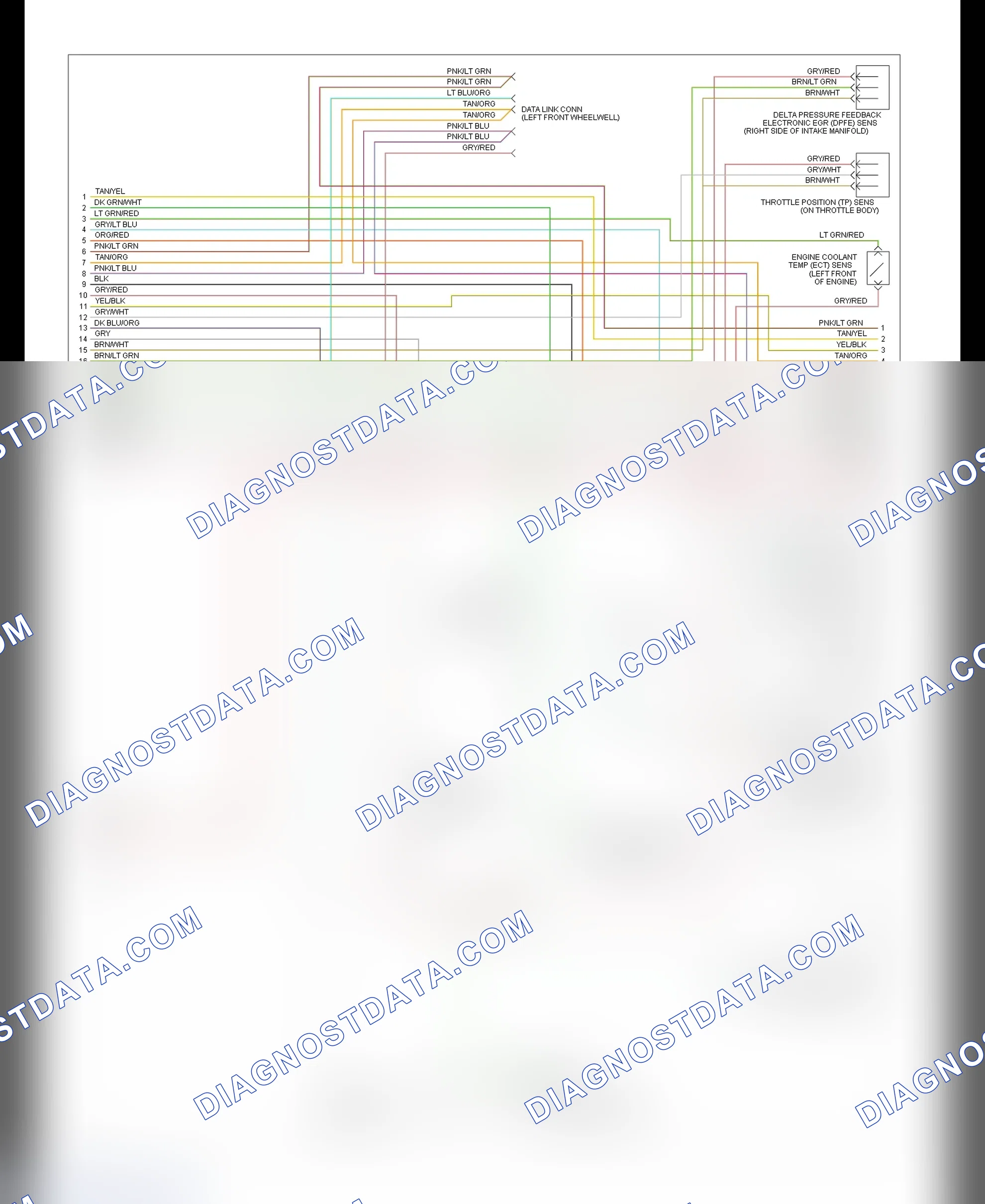 Scheme 65: EEC-IV Wiring Diagram (Town Car 4.6L - 2 Of 3)