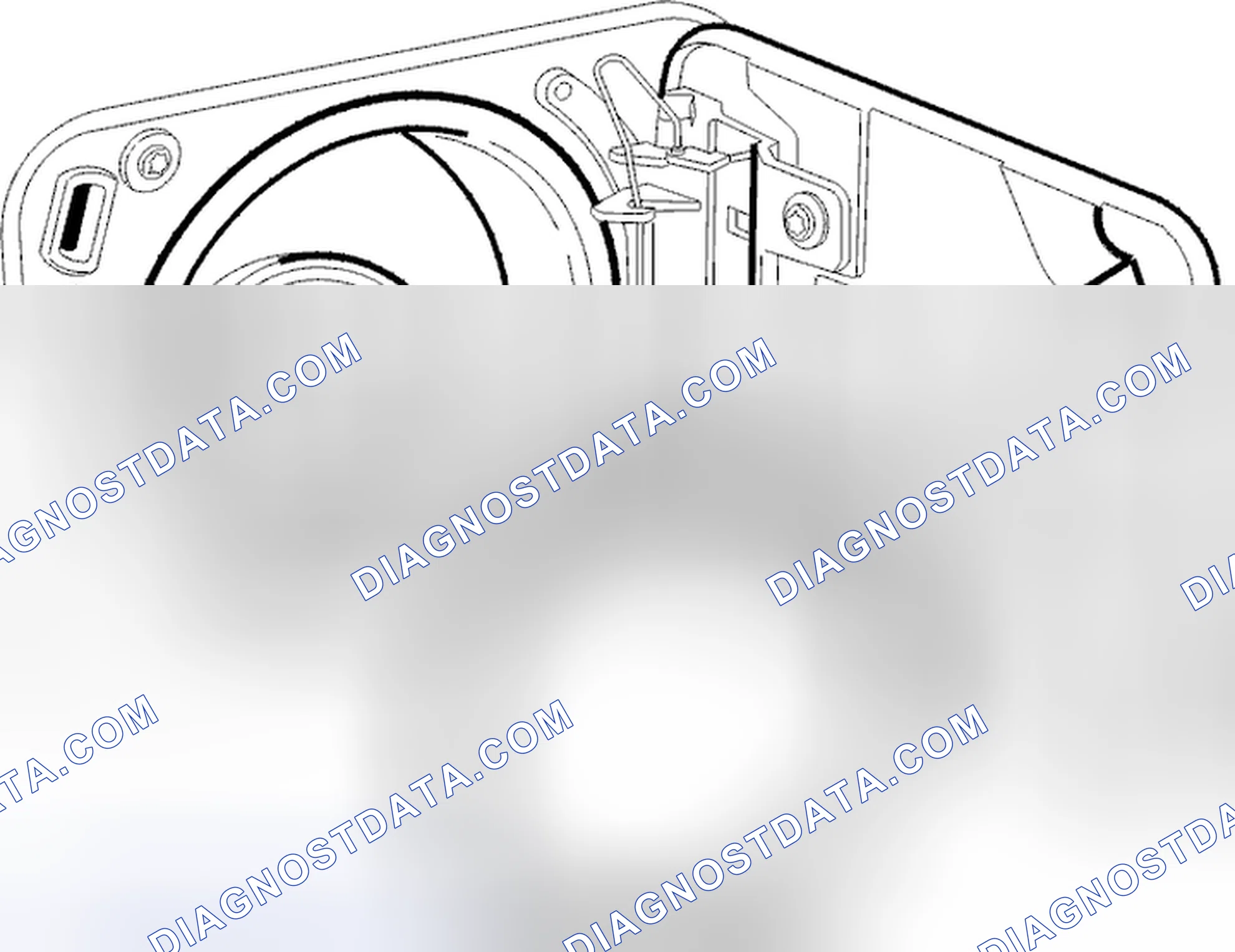 Scheme 306: Remove the fuel filler pipe