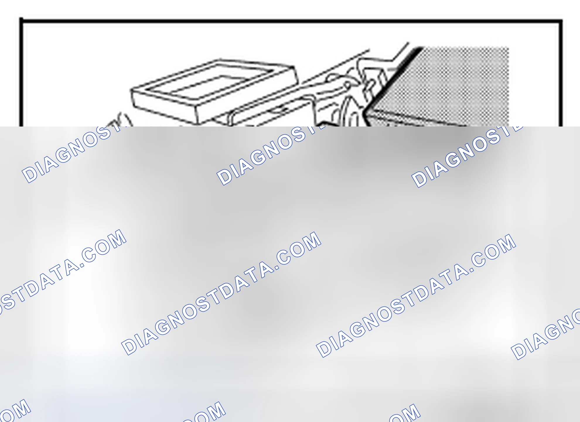Scheme 260: MODE DOOR MOTOR : Removal and Installation