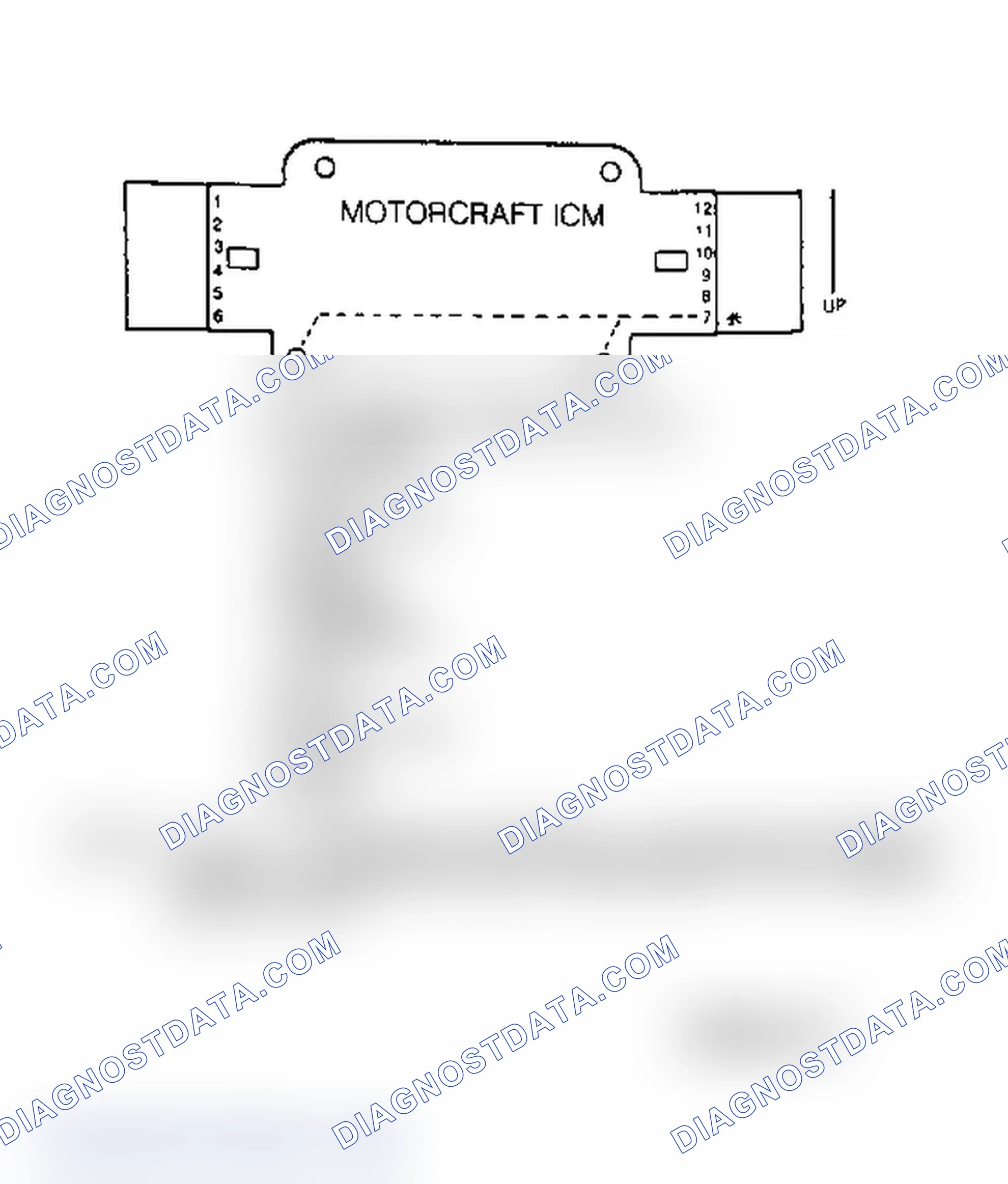 Scheme 182: ICM Terminals (3.0L SHO, 3.2L & 3.8L SC)
