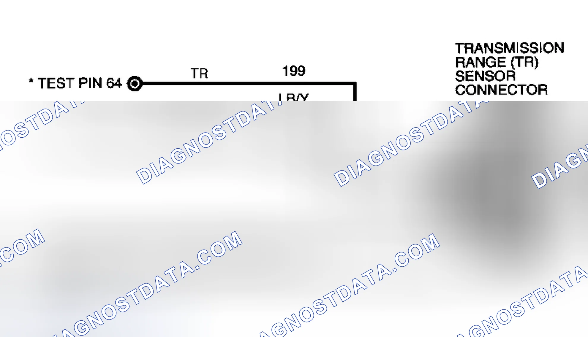 Scheme 104: TR Sensor Connector Terminals (E4OD Transmission)