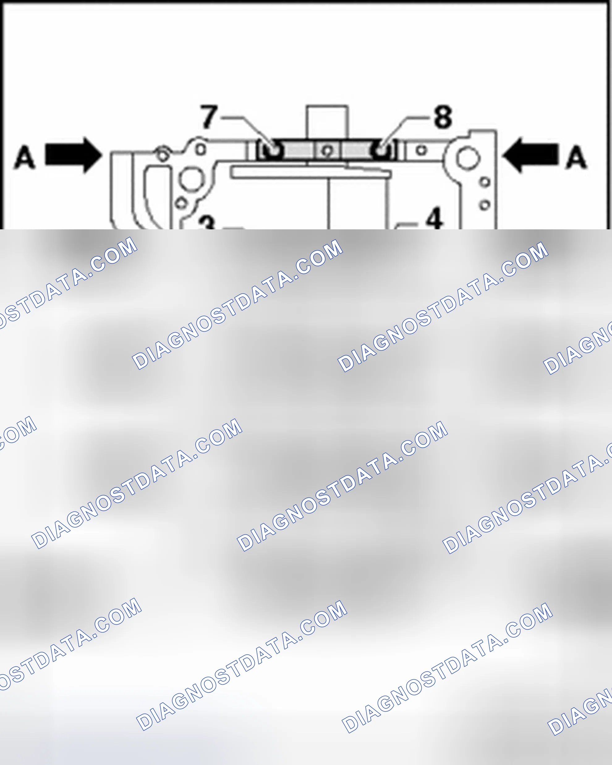 Scheme 41: Crankshaft bearing cap, installing