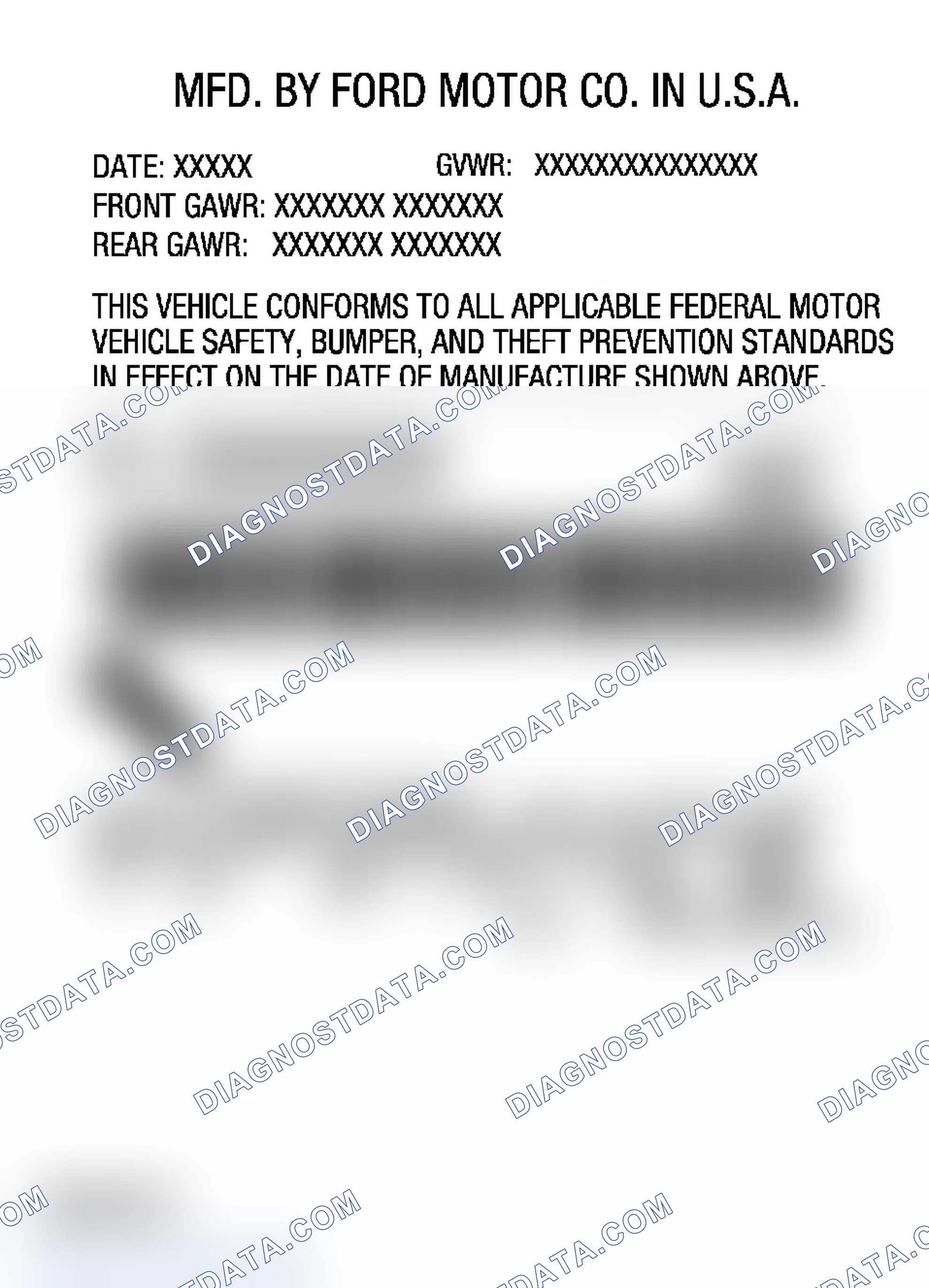 Scheme 23: Paint Codes - Ford Five Hundred, Mercury Montego