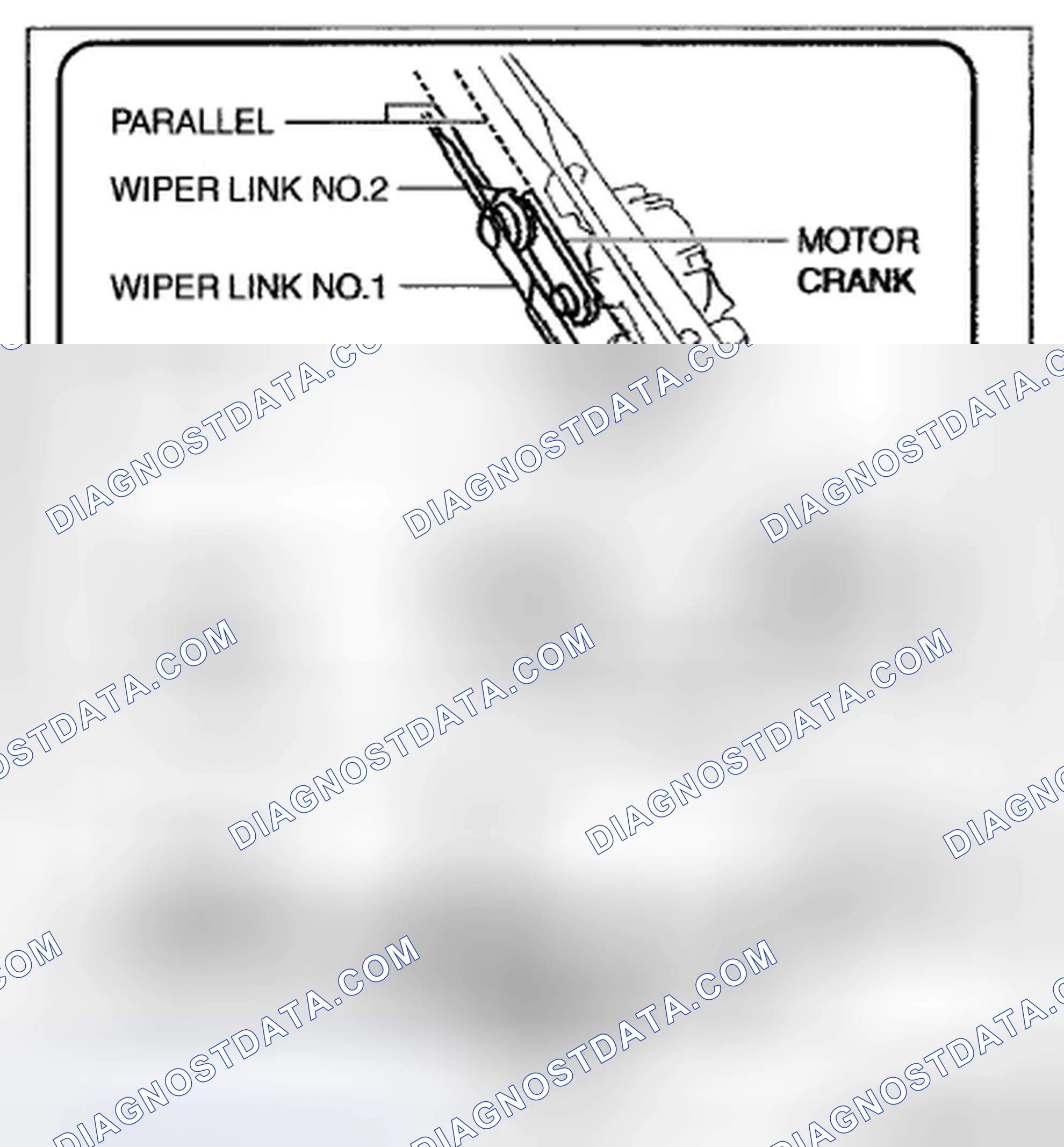 Scheme 8: Windshield Wiper Motor Assembly Note
