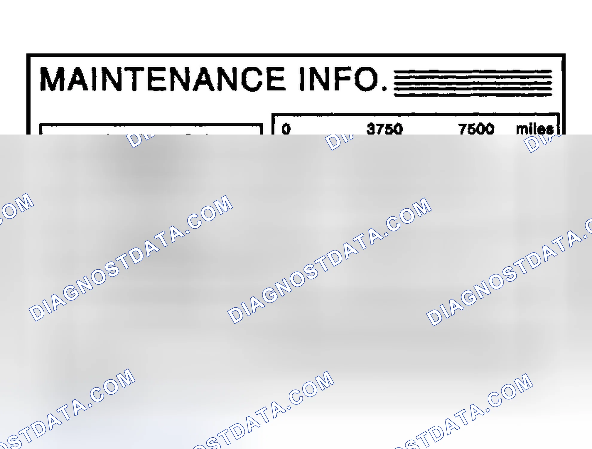 Scheme 5: MAINTENANCE INTERVAL RESET - PROCEDURE 3