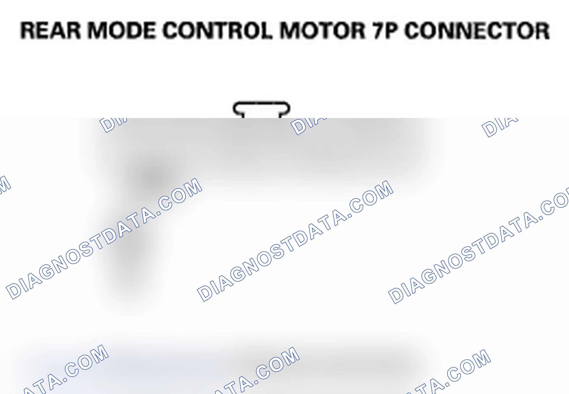 Scheme 134: Rear Mode Control Motor Circuit Troubleshooting