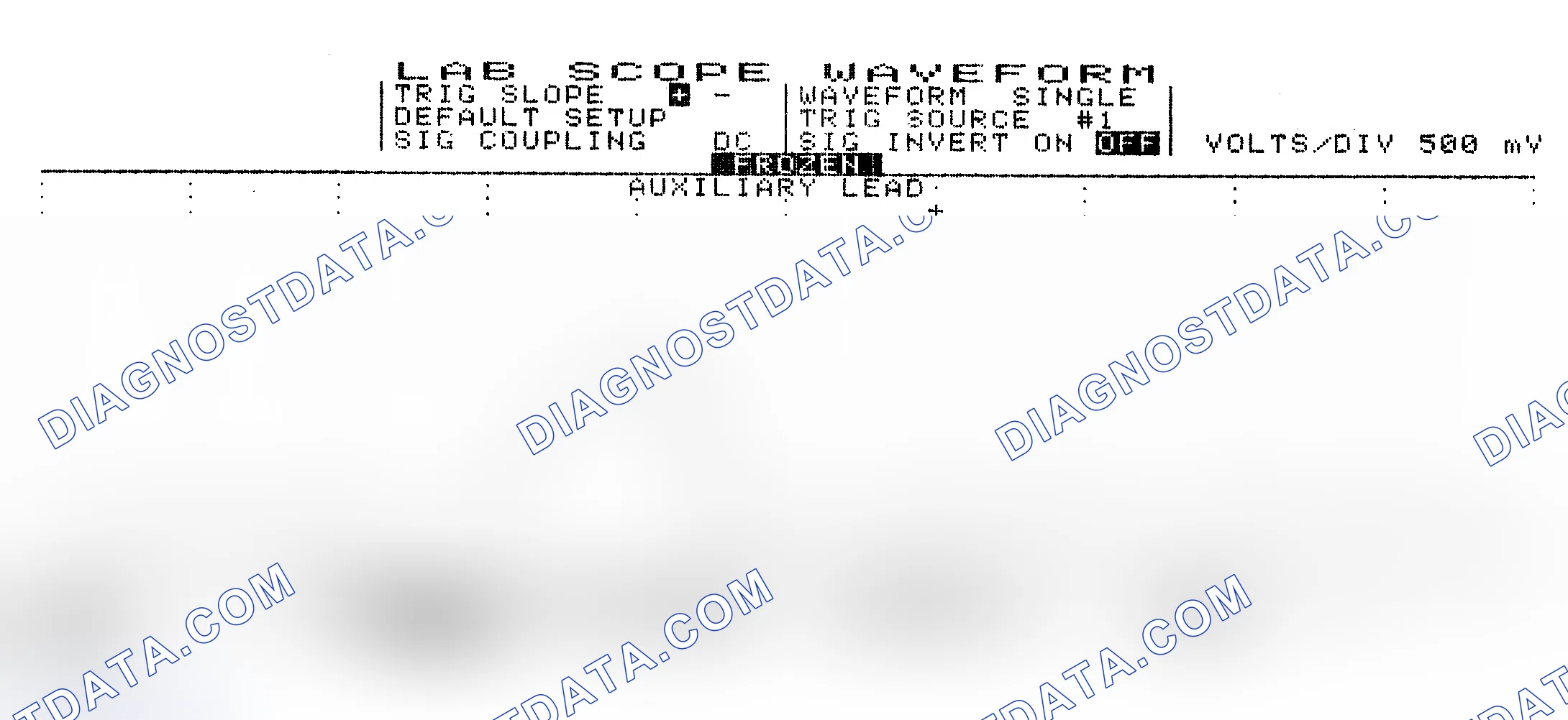 Scheme 10: Single Injector w/Excessive Current Flow - Current Pattern