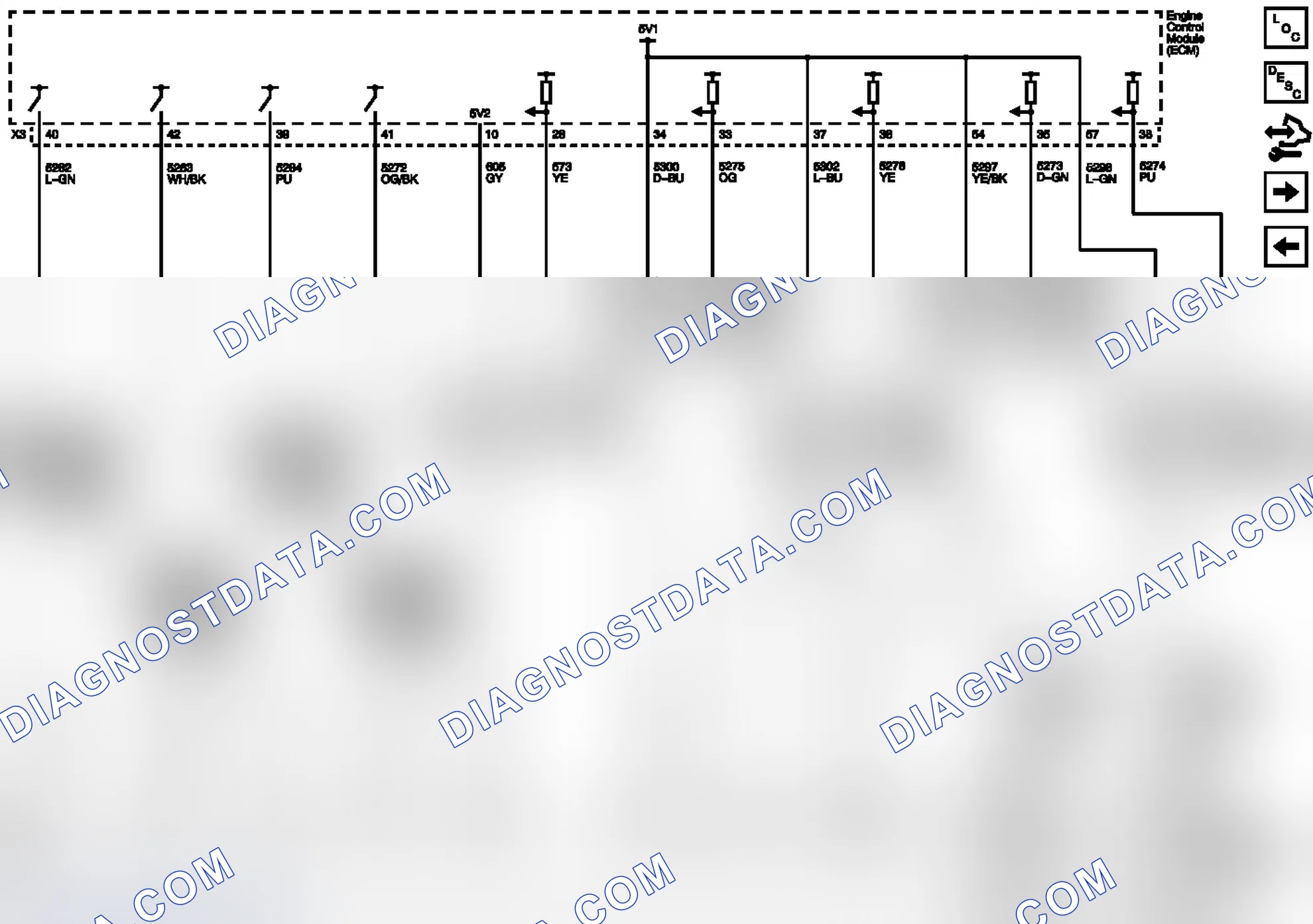 Scheme 21: Ignition Controls- CKP, CMP, and Knock Sensors, and CMP Actuators