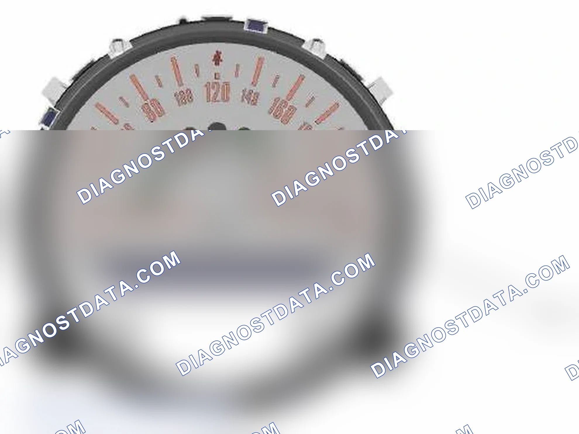 Scheme 100: Drawing and location of the malfunction indicator lamp for model Mini Cooper S