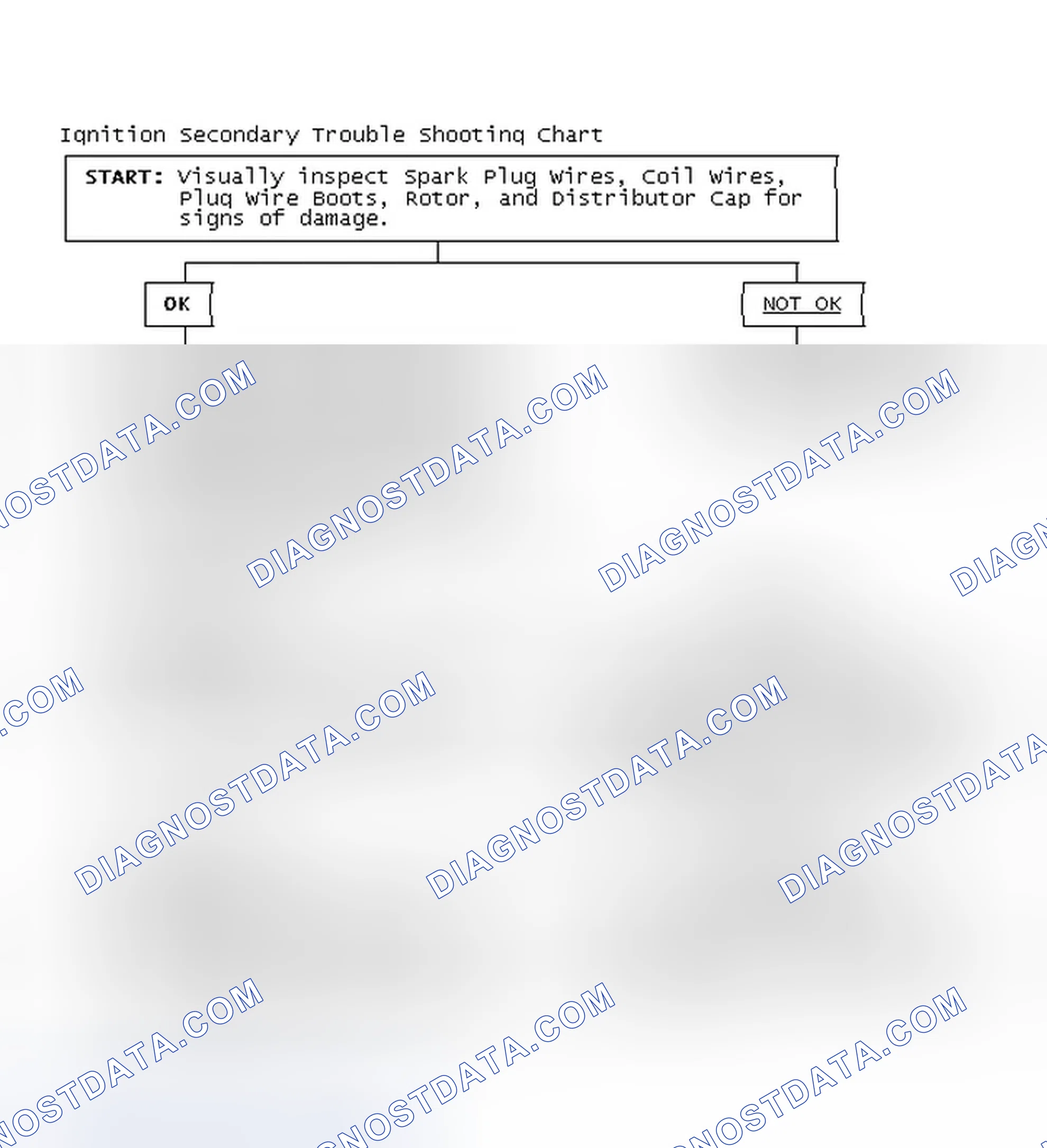 Scheme 1: Ignition Secondary Trouble Shooting Chart