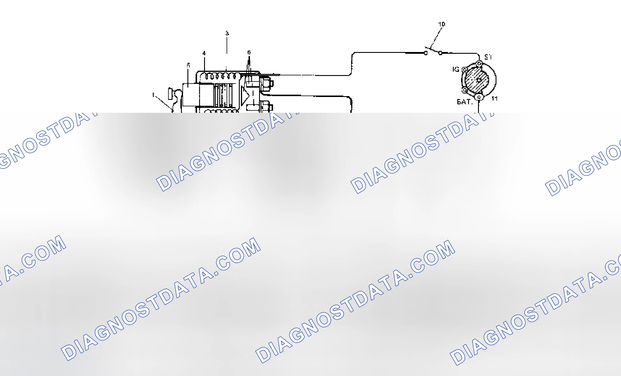 Scheme 1: Cranking System Circuit Diagram