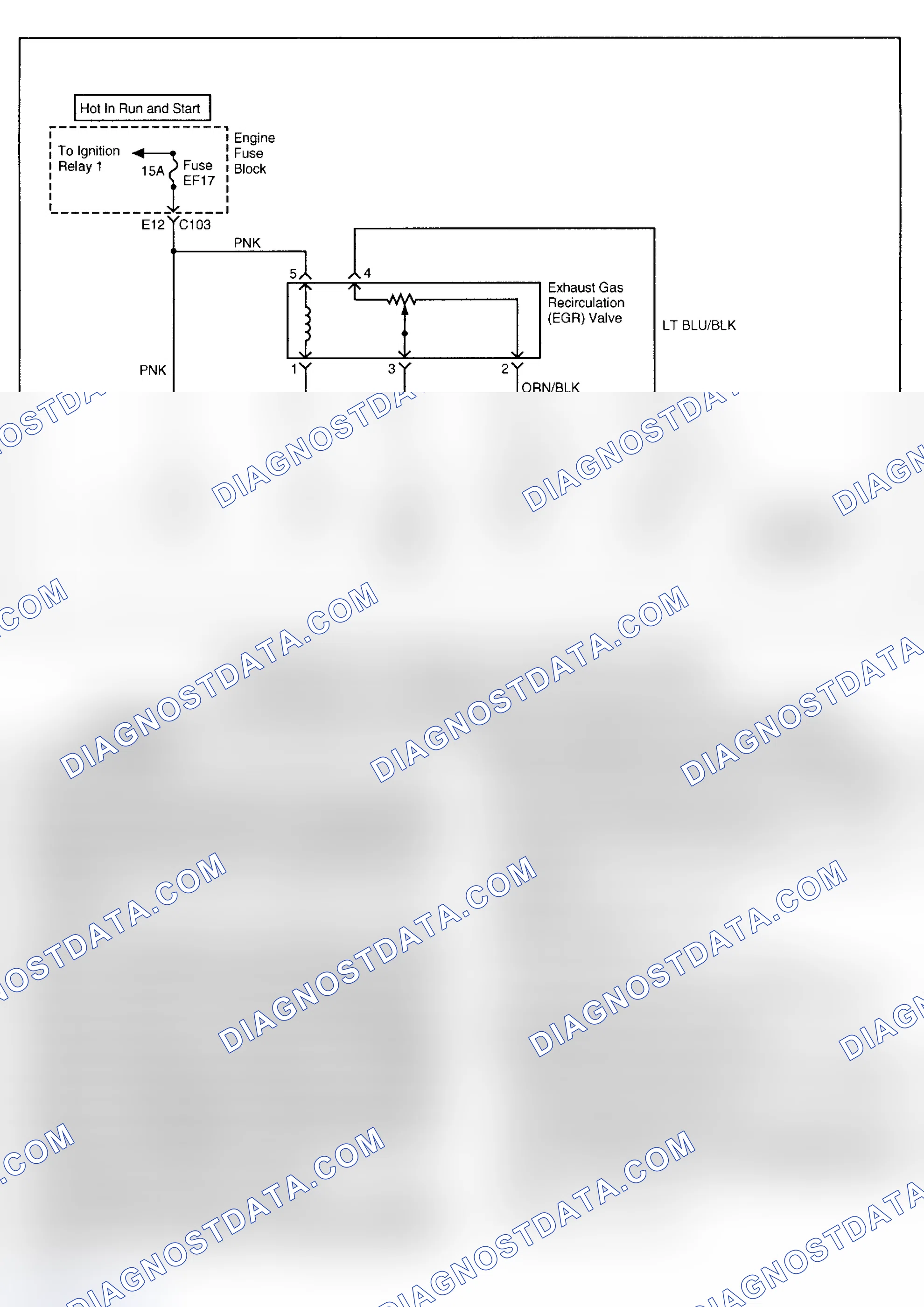 Scheme 148: DTC P0405: EXHAUST GAS RECIRCULATION PINTLE POSITION LOW VOLTAGE
