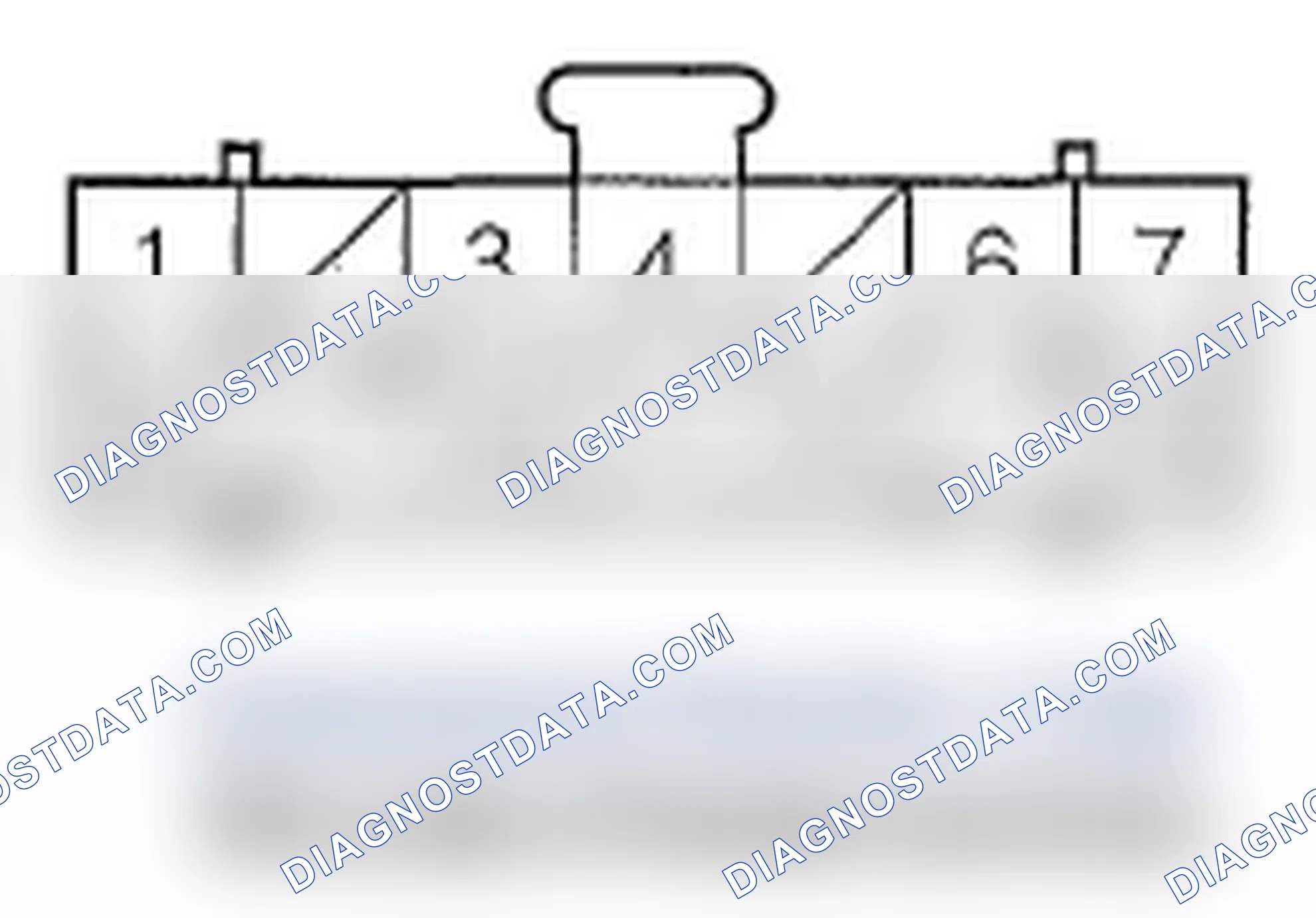 Scheme 6: Active Damper Control Unit Inputs and Outputs for Connector B (14P)
