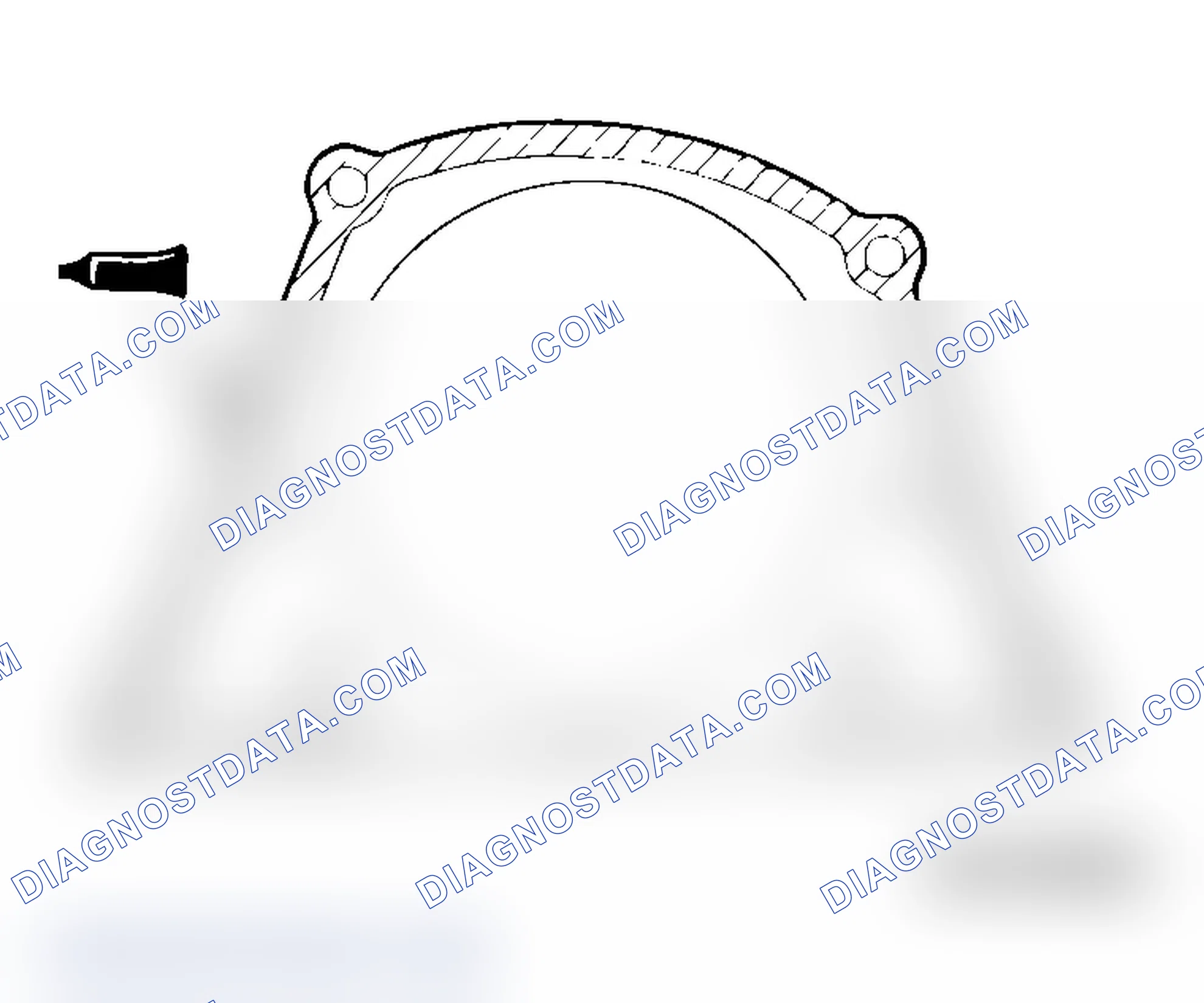 Scheme 346: >>D<< SEALANT APPLICATION TO OIL SEAL CASE