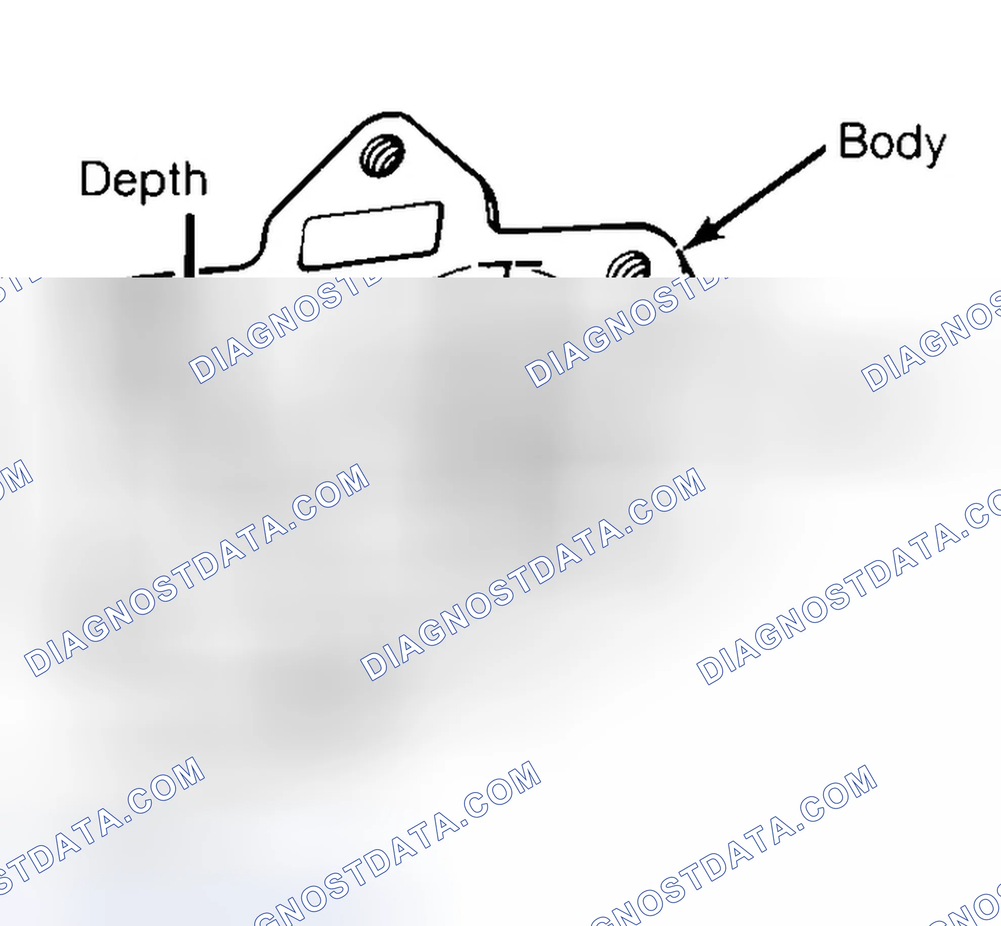 Scheme 35: Measuring Oil Pump Gear Cavity
