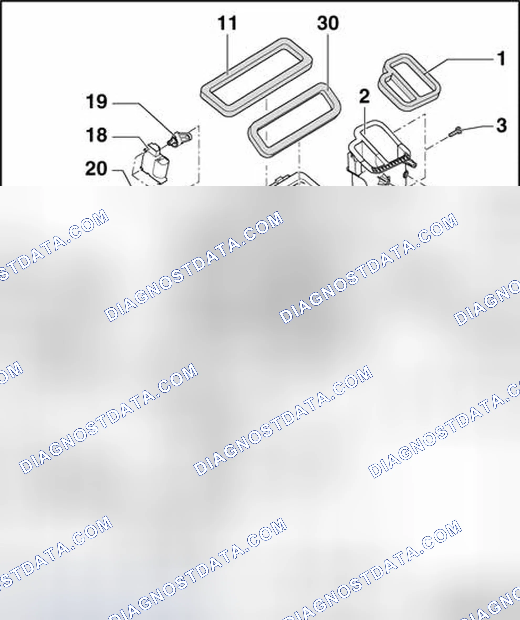 Scheme 11: Air distributor housing, disassembly and reassembly