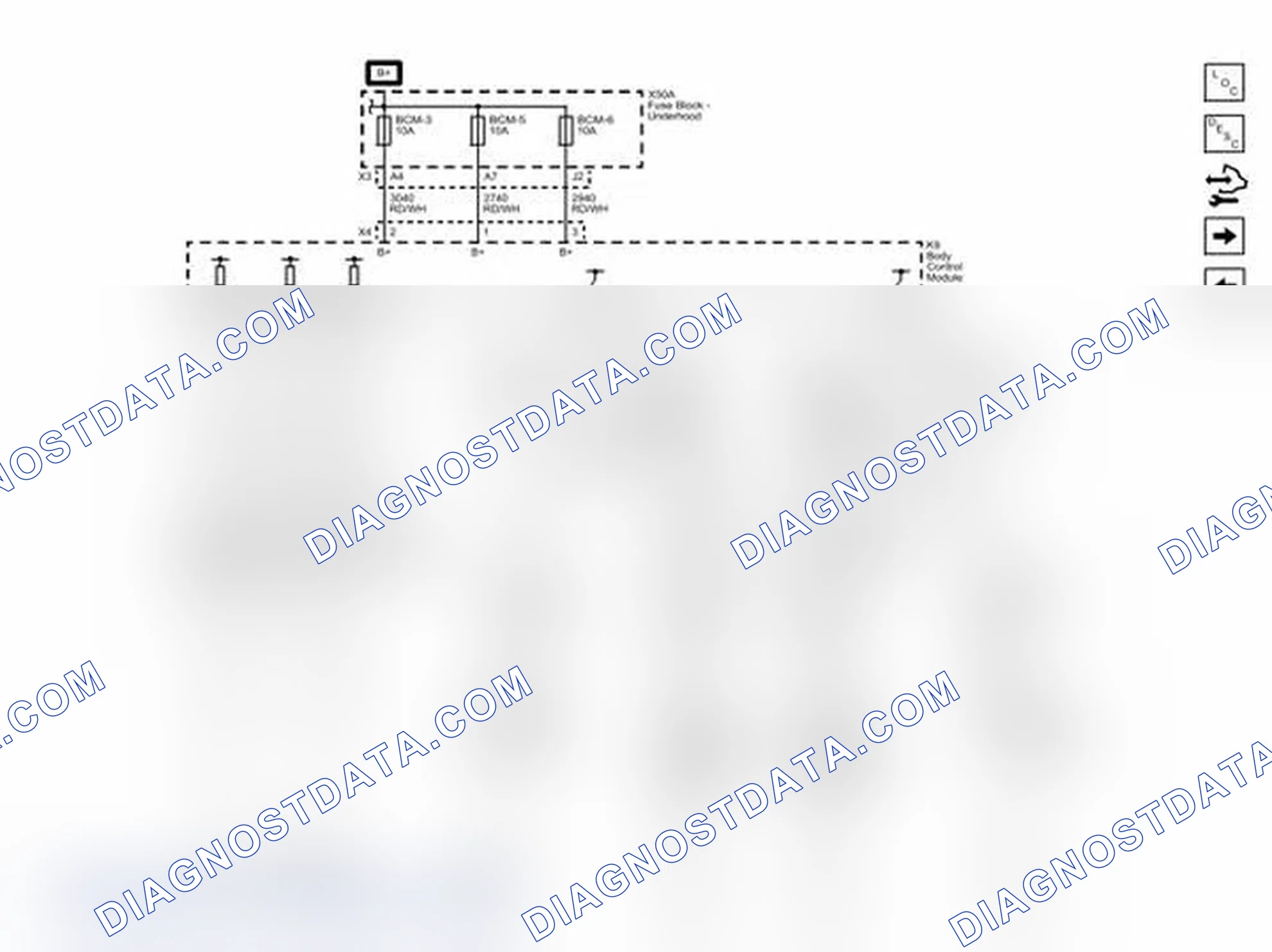Scheme 5: Turn Signal Controls and Front Turn Signal Lamps Wiring Schematics