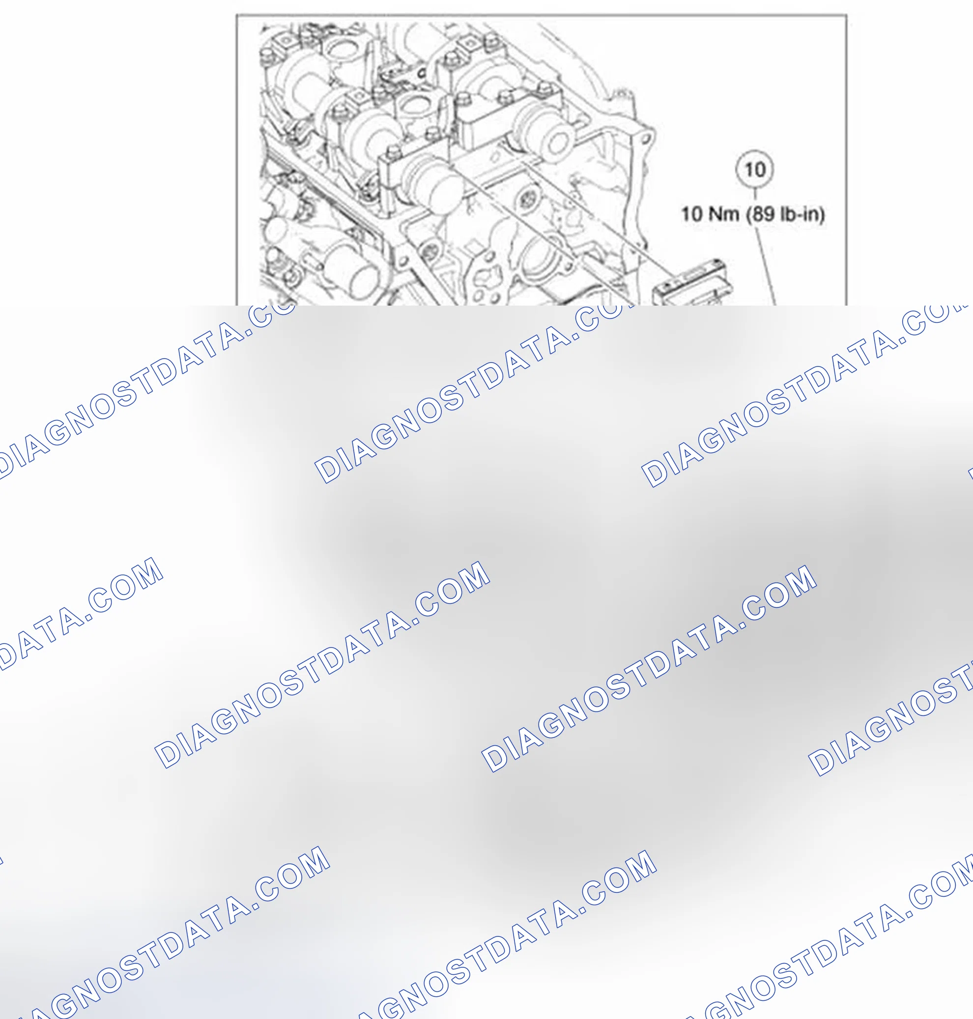Scheme 1594: LH Camshaft (View 1 of 2)