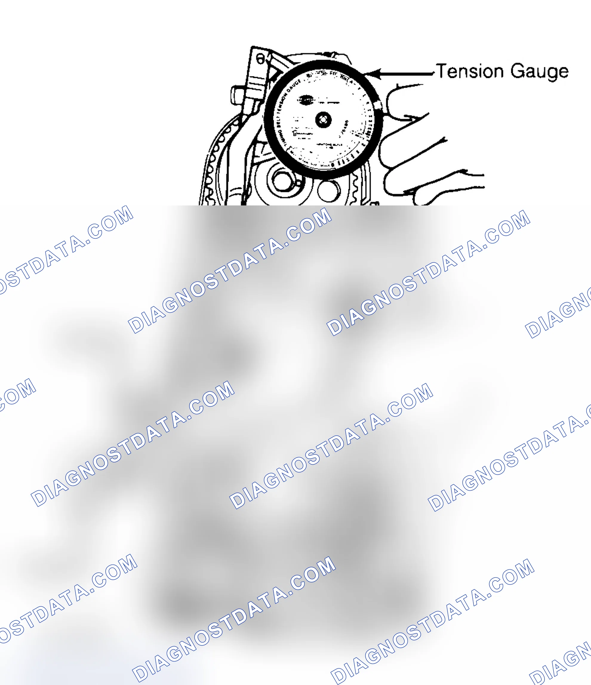 Scheme 28: Adjusting Typical Timing Belt Tension