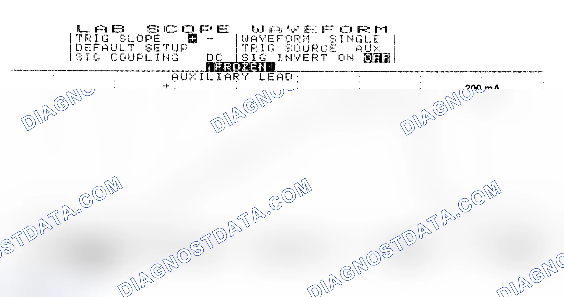 Scheme 13: Single Injector w/Normal Current Flow - Current Pattern