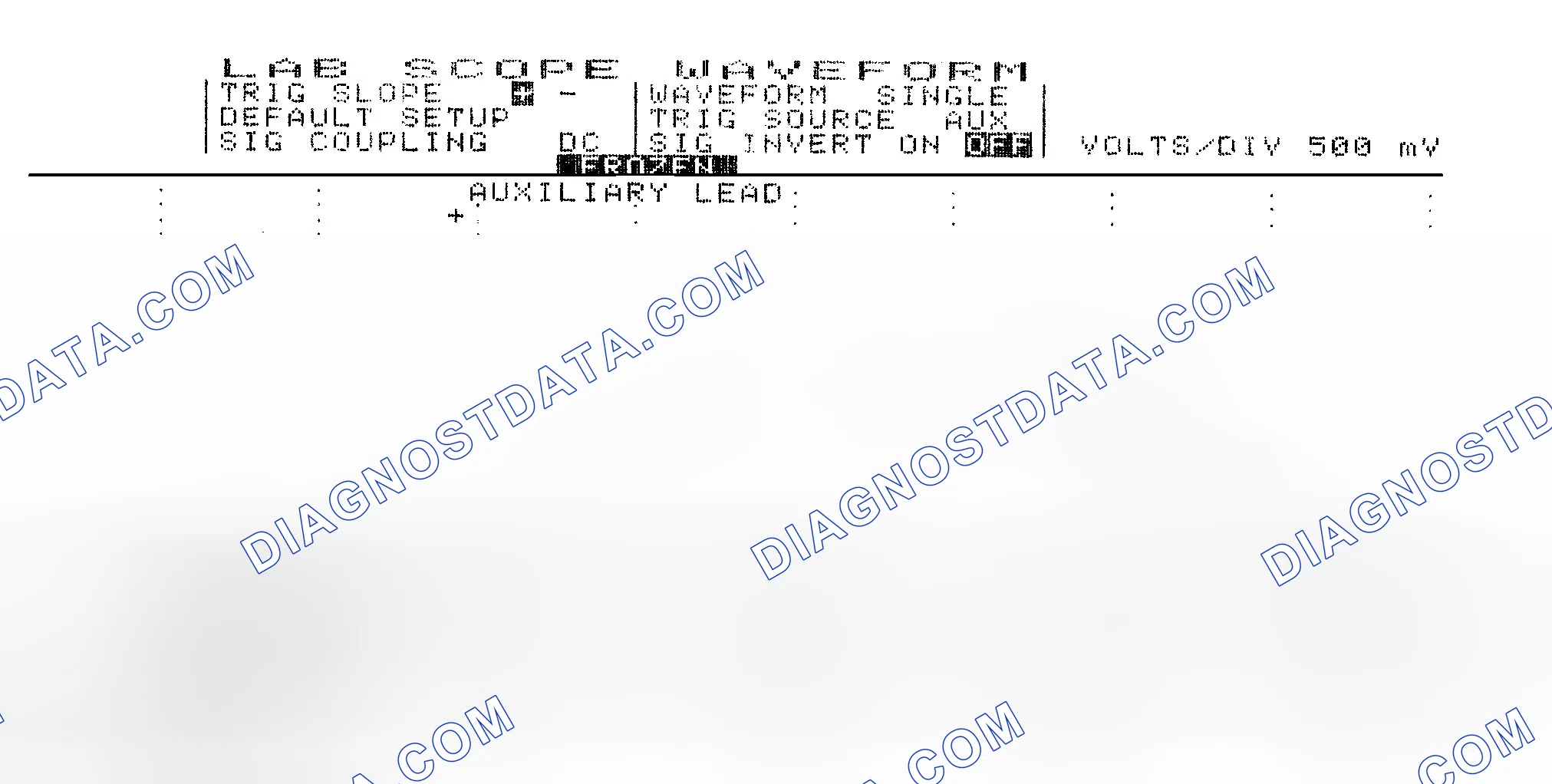 Scheme 14: Single Injector w/Excessive Current Flow - Current Pattern