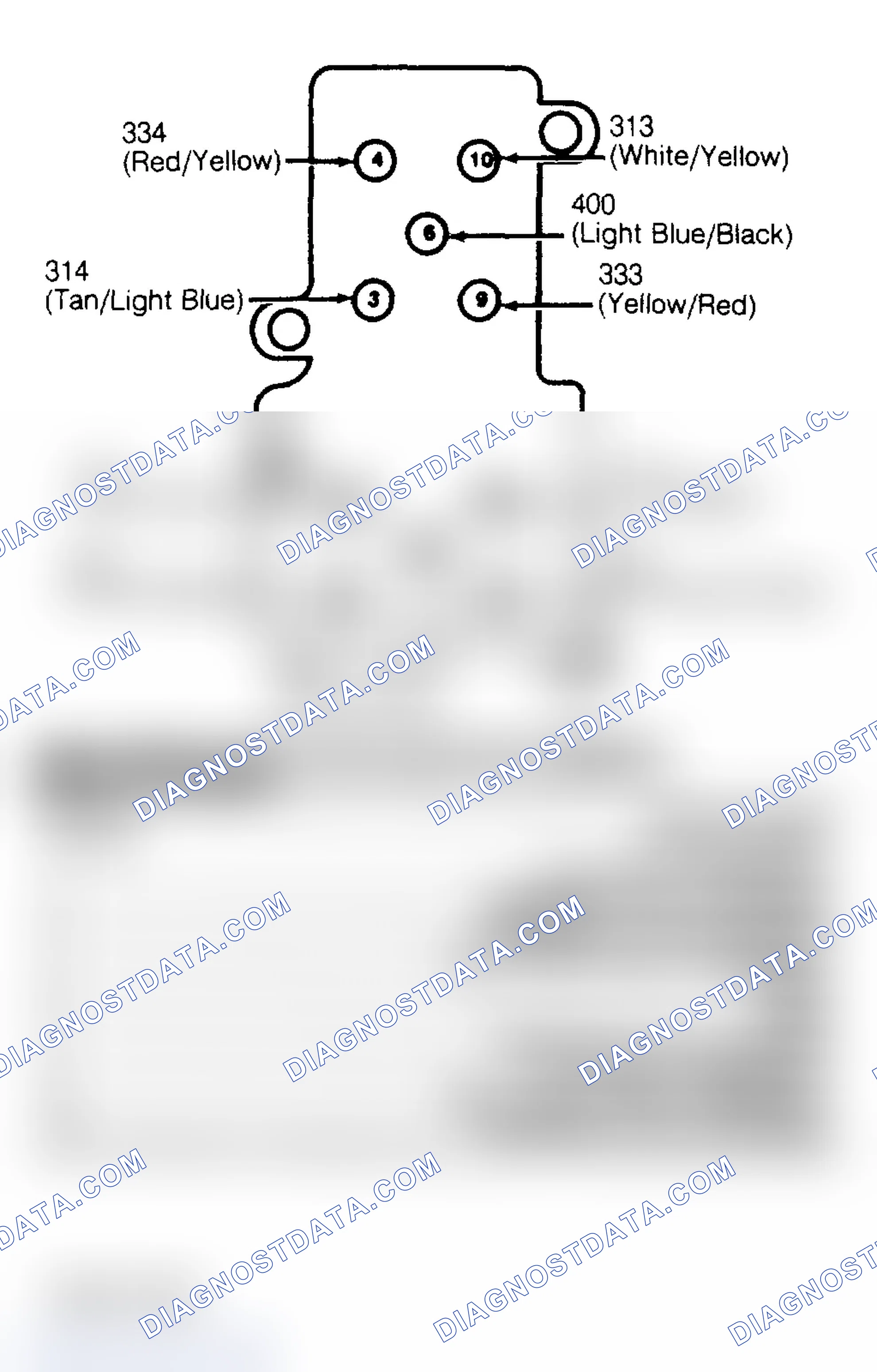 Scheme 6: Right Window Switch With Door Lock