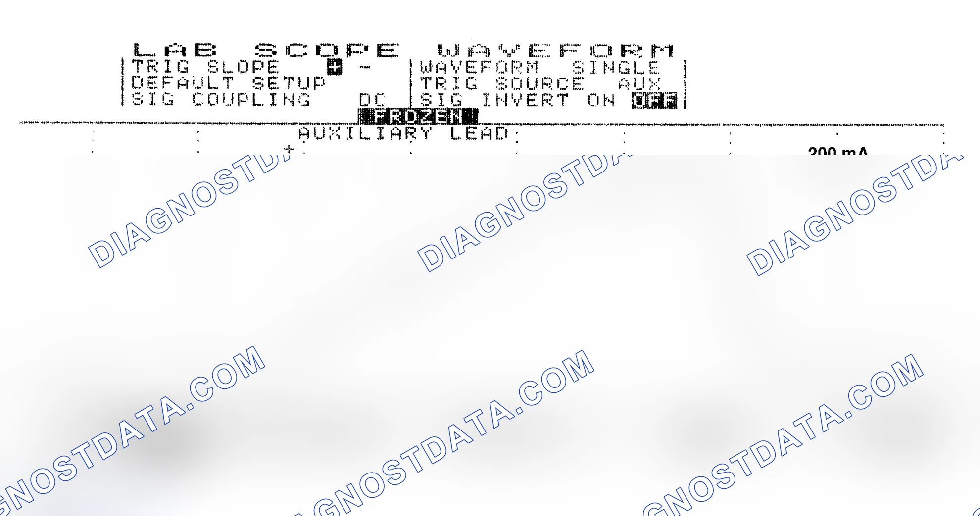 Scheme 13: Single Injector w/Normal Current Flow - Current Pattern