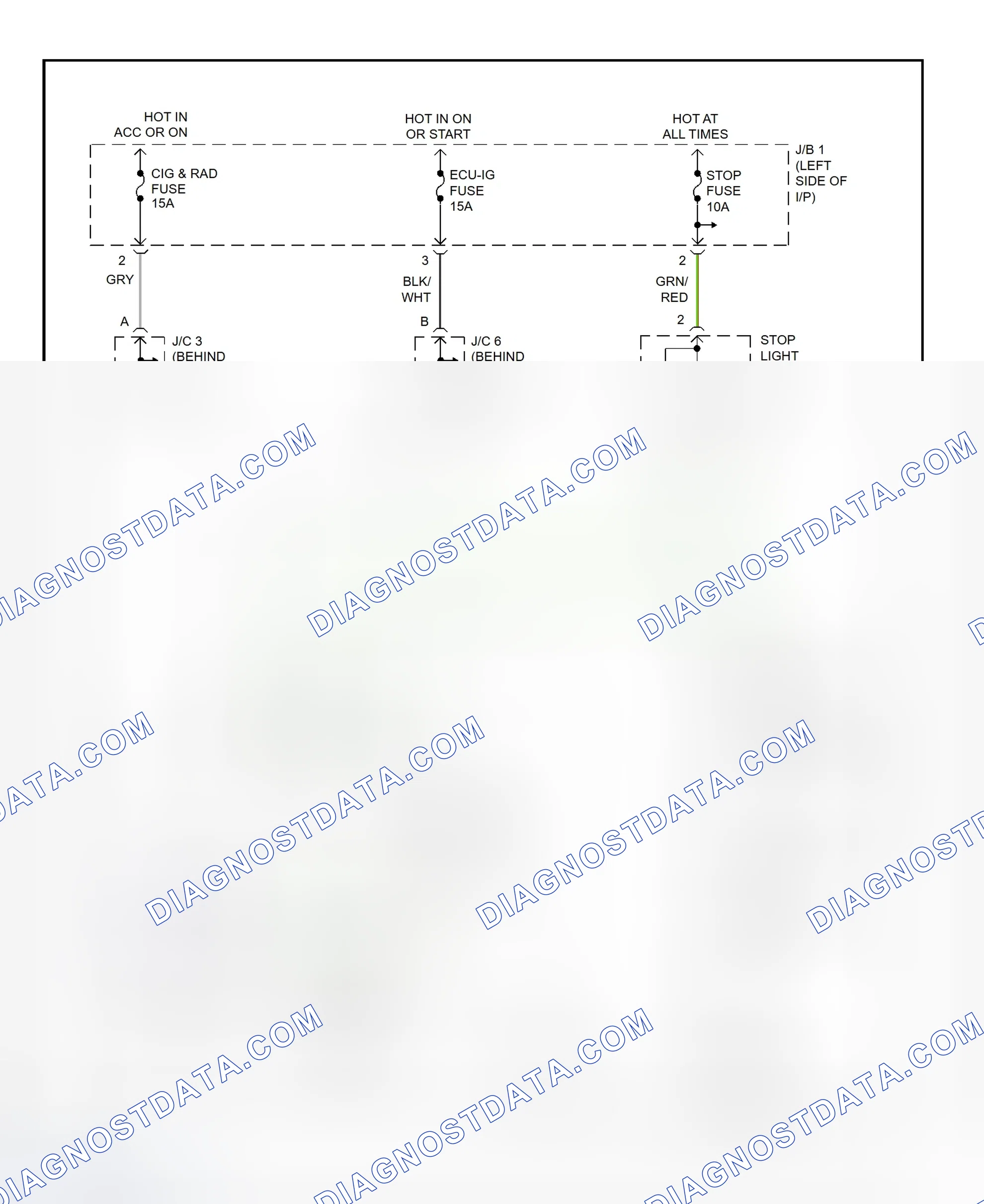 Scheme 8: Shift Interlock System Wiring Diagram (1996 LX450)