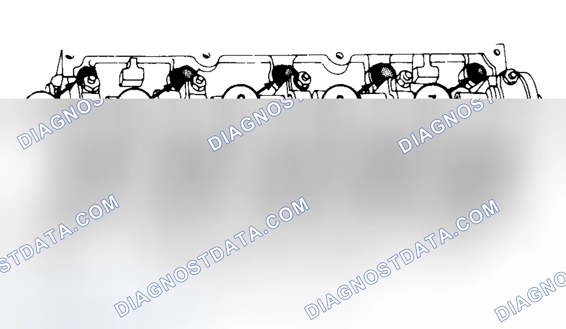Scheme 7: Typical Cylinder Head Tightening or Loosening Sequence