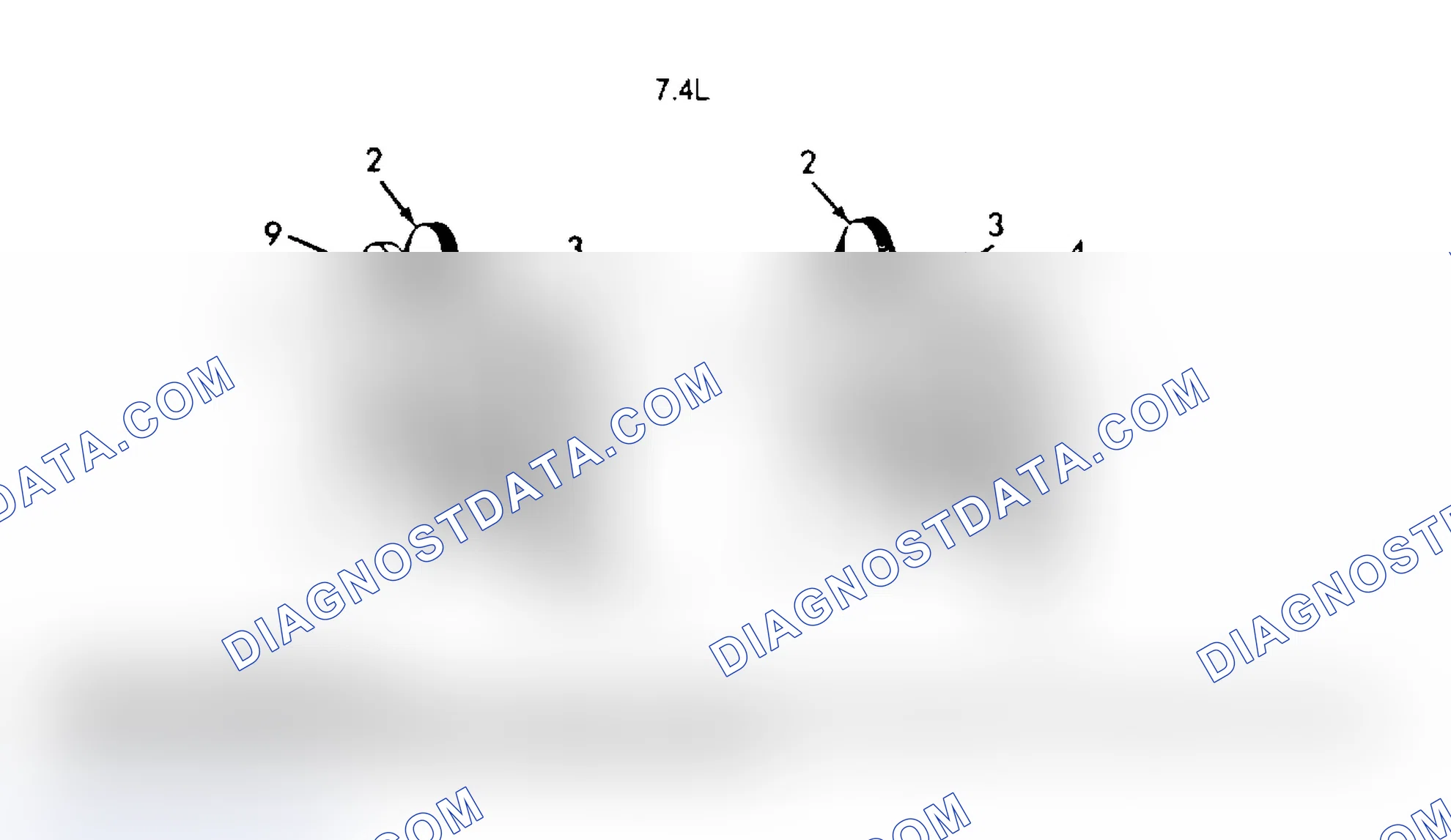 Scheme 6: Serpentine Belt Routing (7.4L)