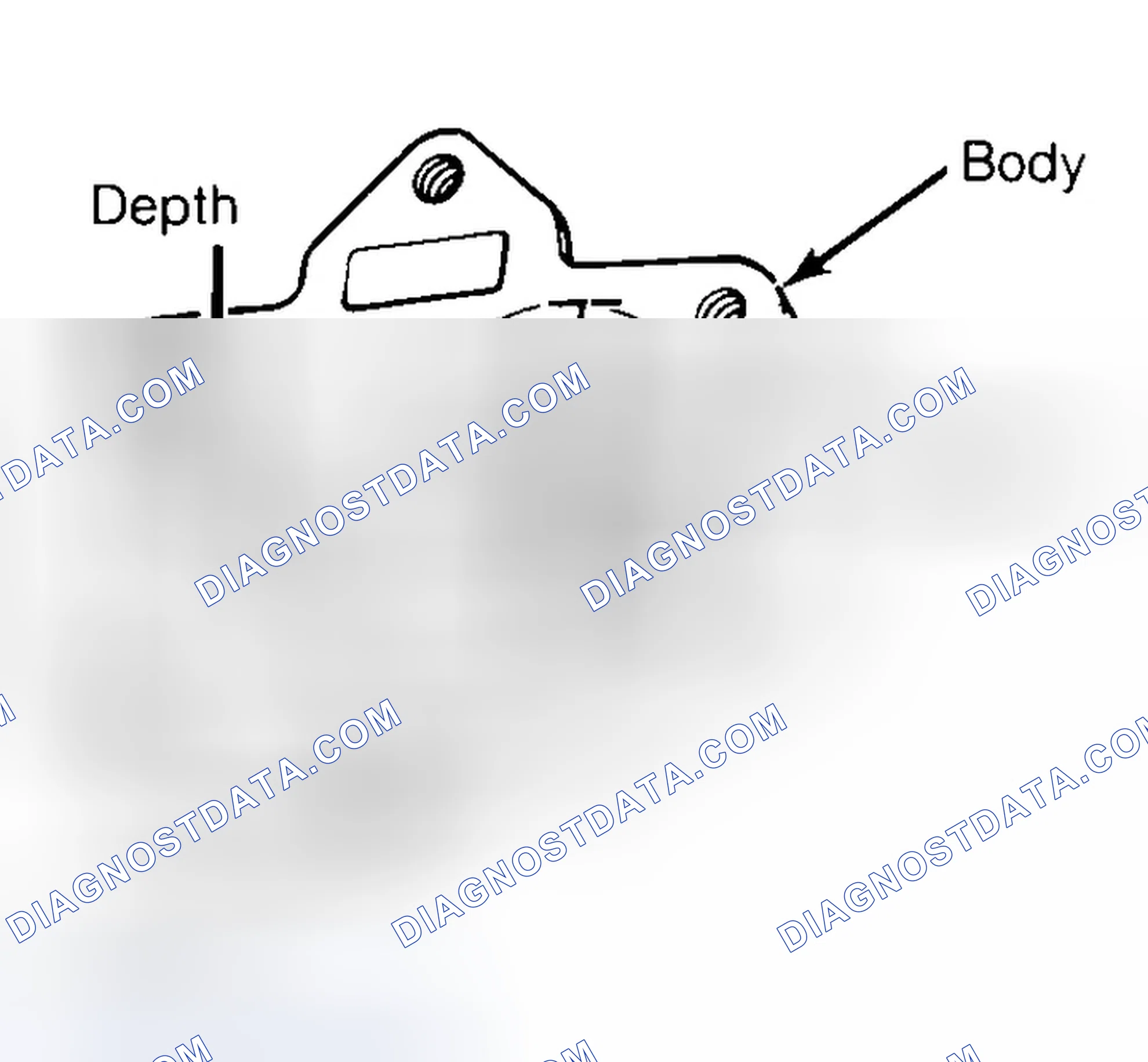 Scheme 35: Measuring Oil Pump Gear Cavity