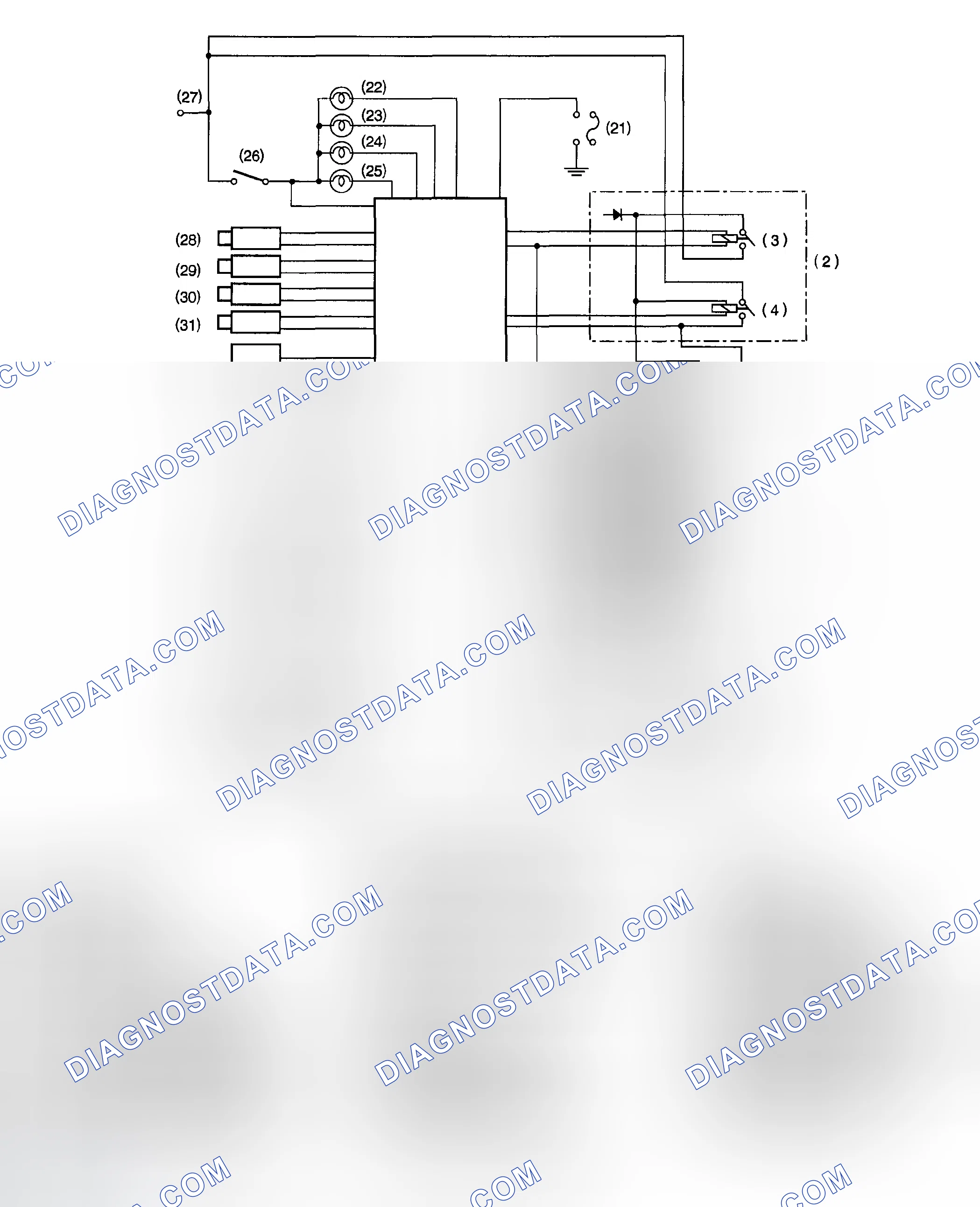 Scheme 301: Control Module I/O Signal Schematic